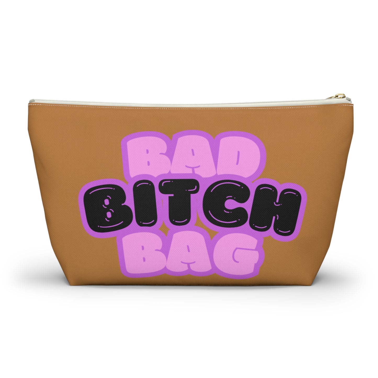 Bad Bitch Accessory Pouch : Light Brown