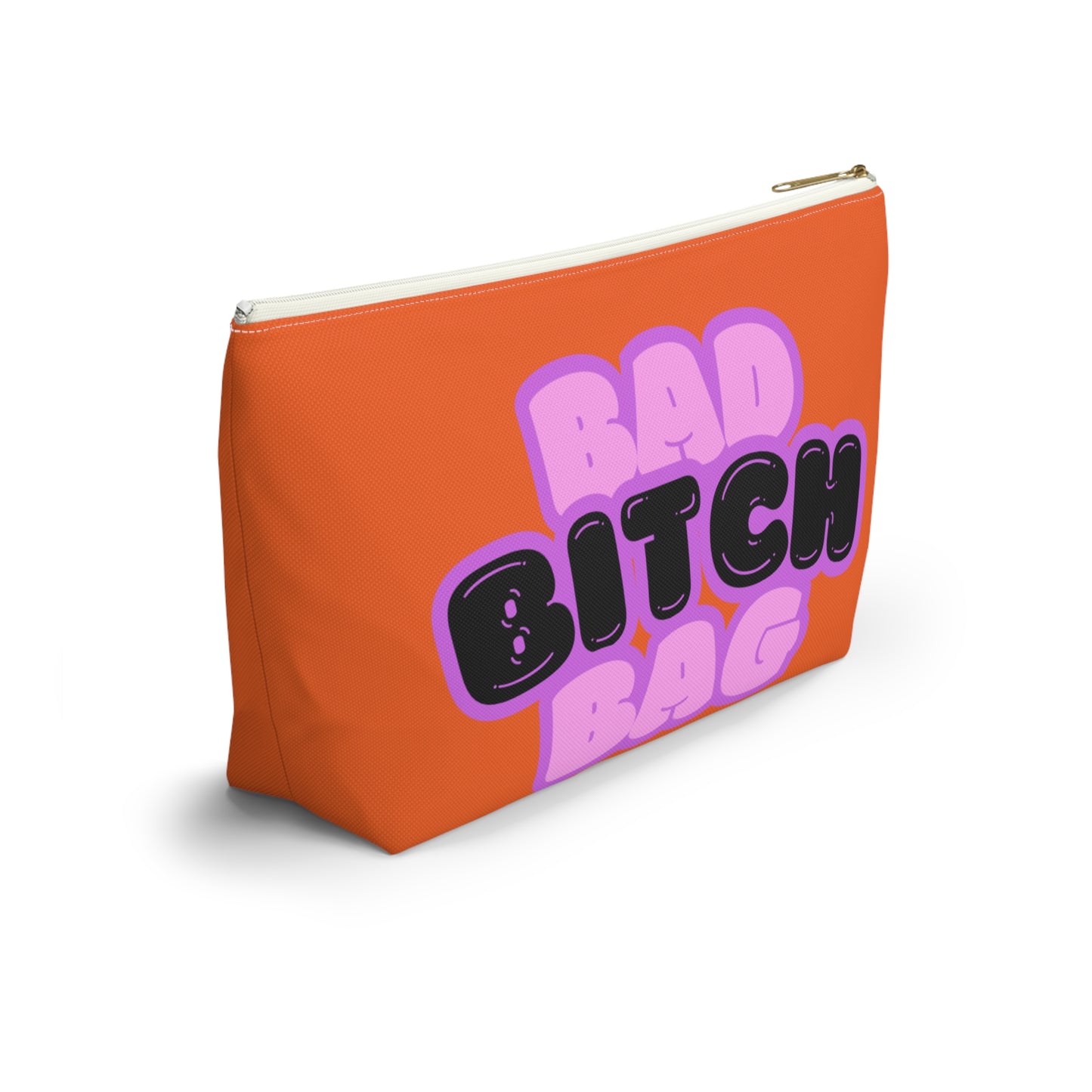Bad Bitch Accessory Pouch : Orange