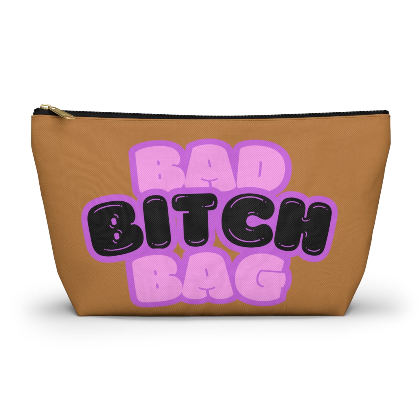 Bad Bitch Accessory Pouch : Light Brown