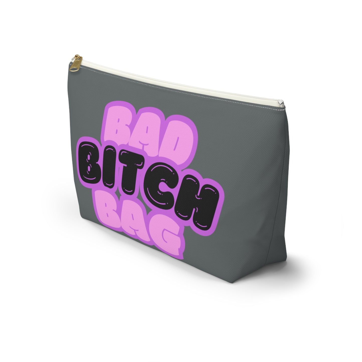 Bad Bitch Accessory Pouch : Dark Grey