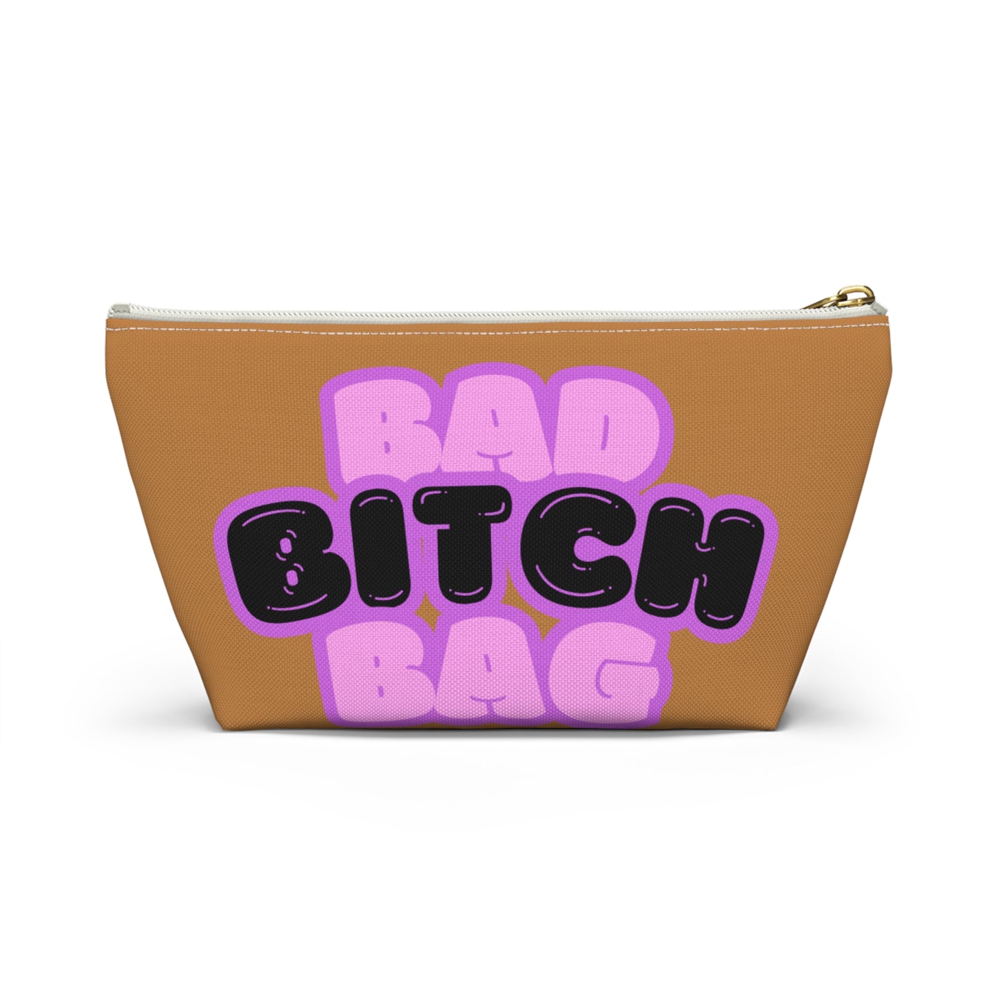 Bad Bitch Accessory Pouch : Light Brown