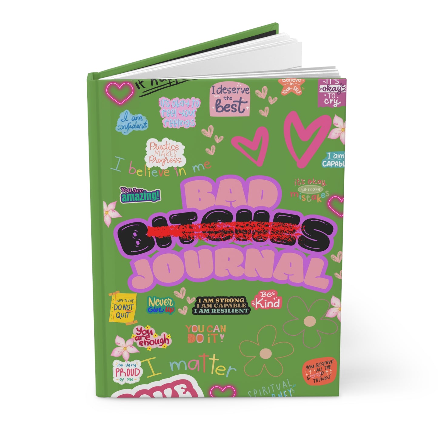 Light Green “Bad Bitch Journal” : Self-Care Journal
