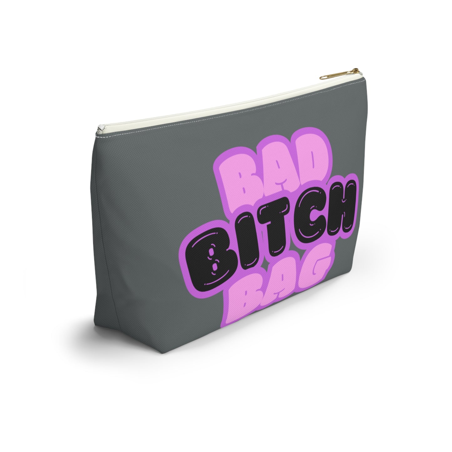 Bad Bitch Accessory Pouch : Dark Grey