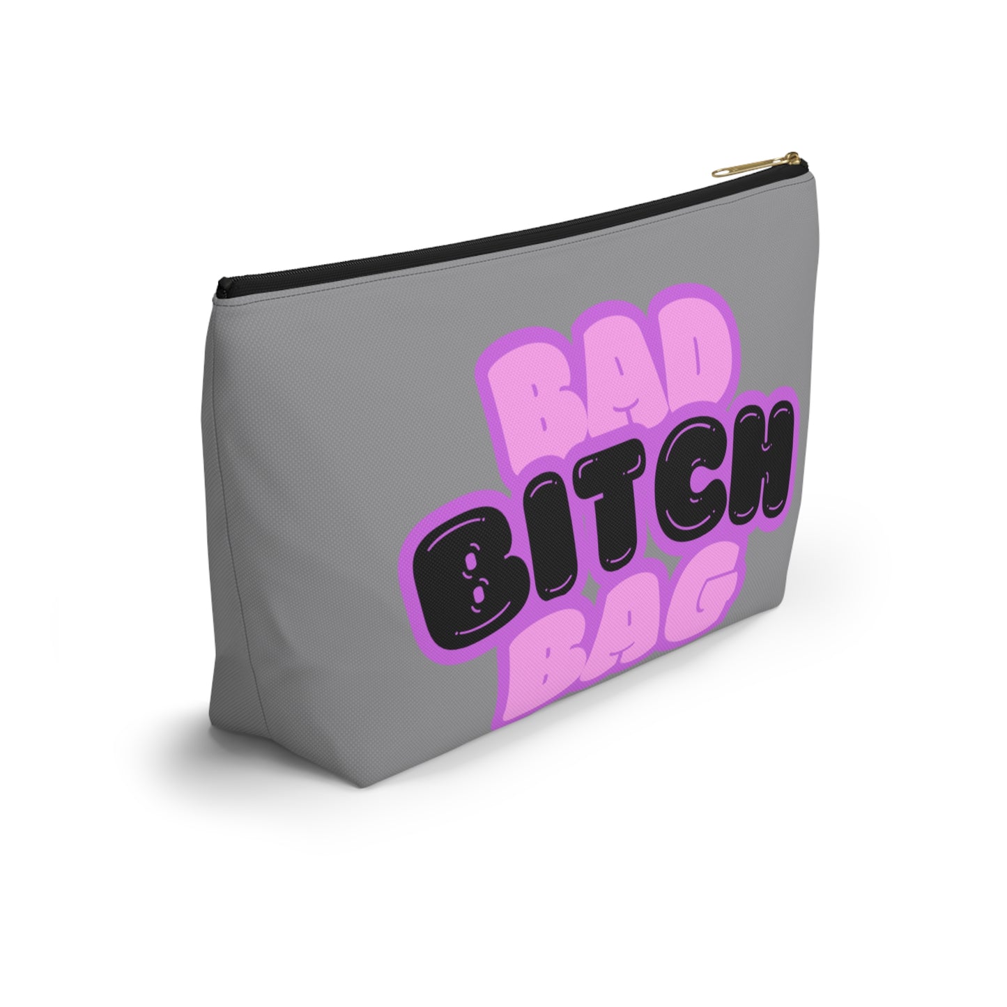 Bad Bitch Accessory Pouch : Grey
