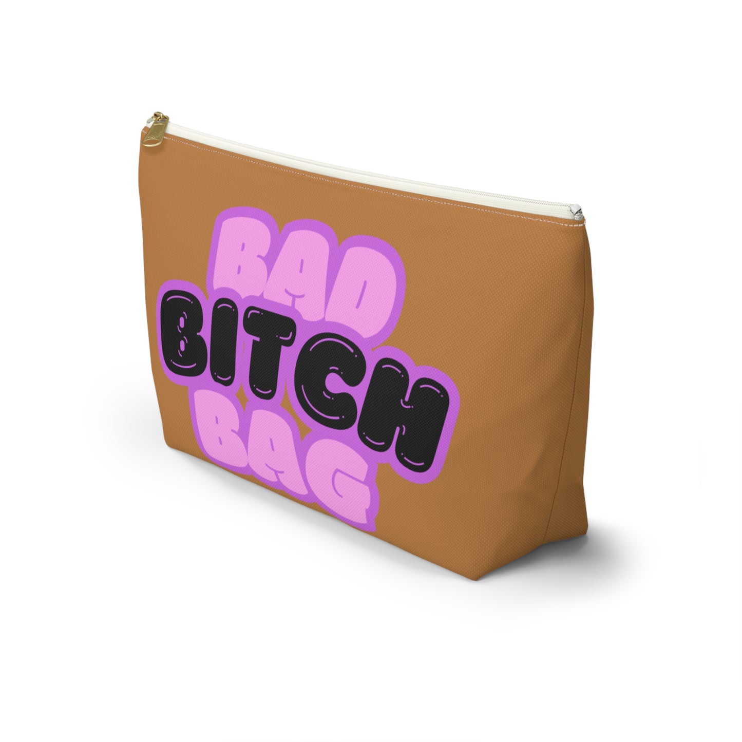 Bad Bitch Accessory Pouch : Light Brown