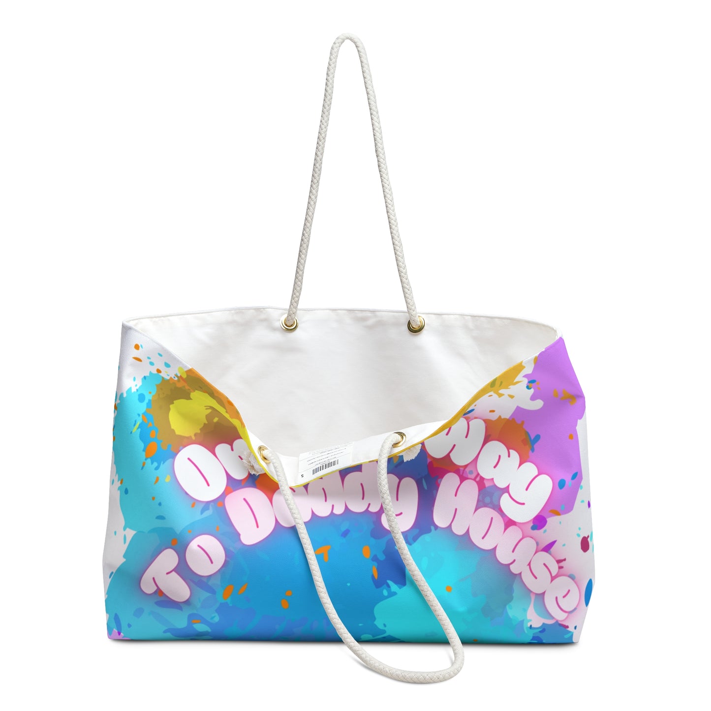 Paint Splash Daddy House Weekender Bag