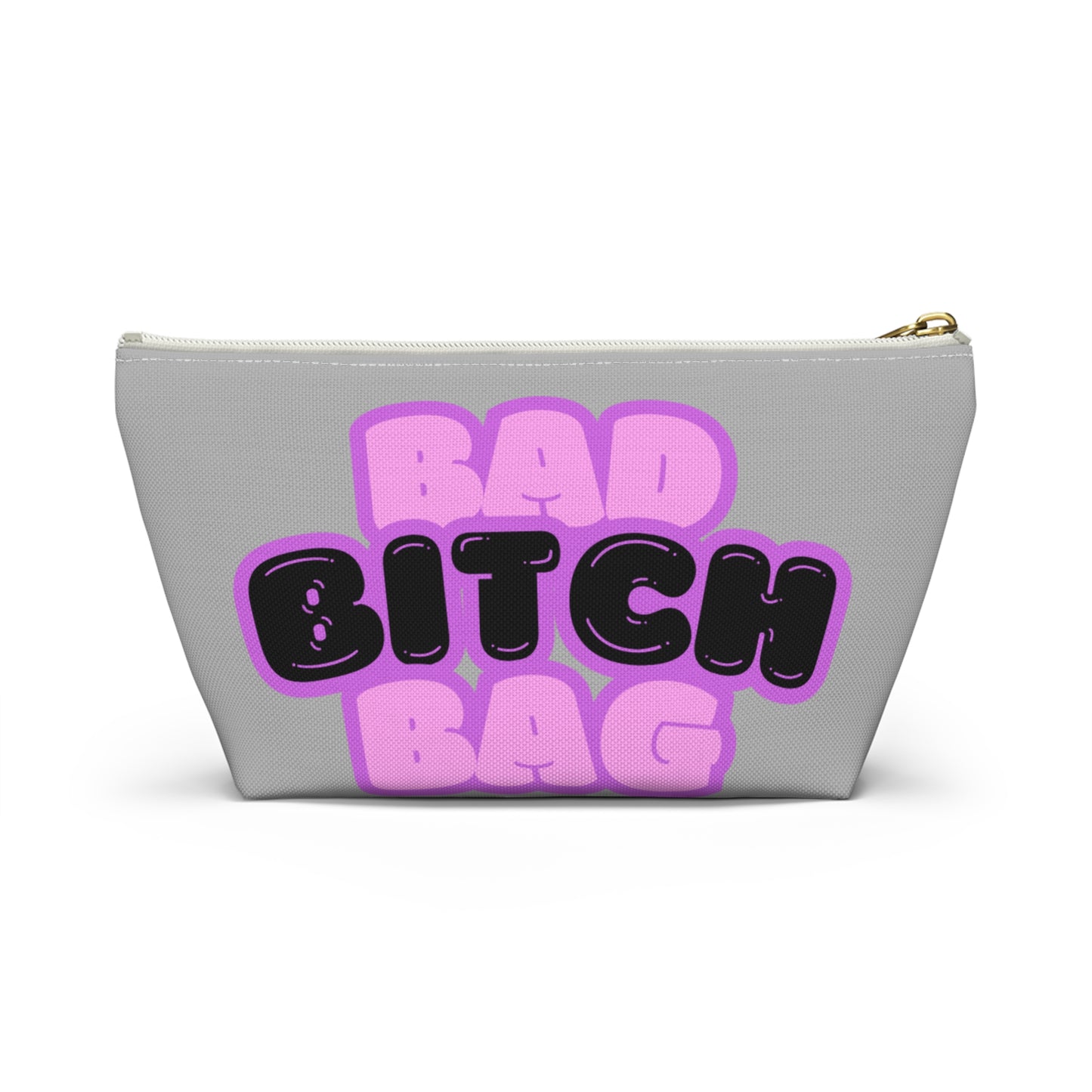 Bad Bitch Accessory Pouch : Light Grey