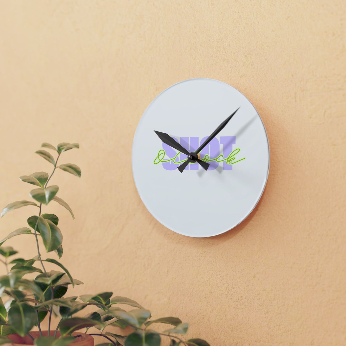 Shot O’Clock Wall Clock