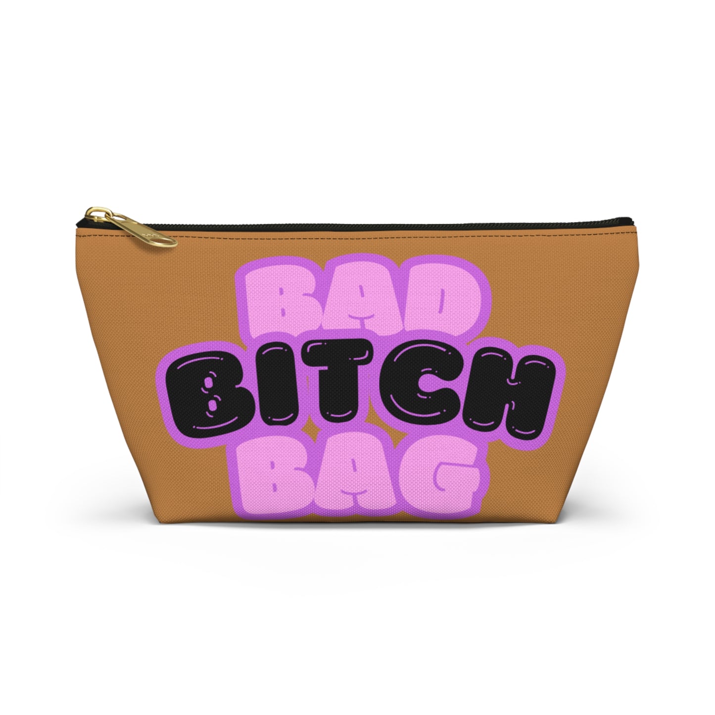 Bad Bitch Accessory Pouch : Light Brown