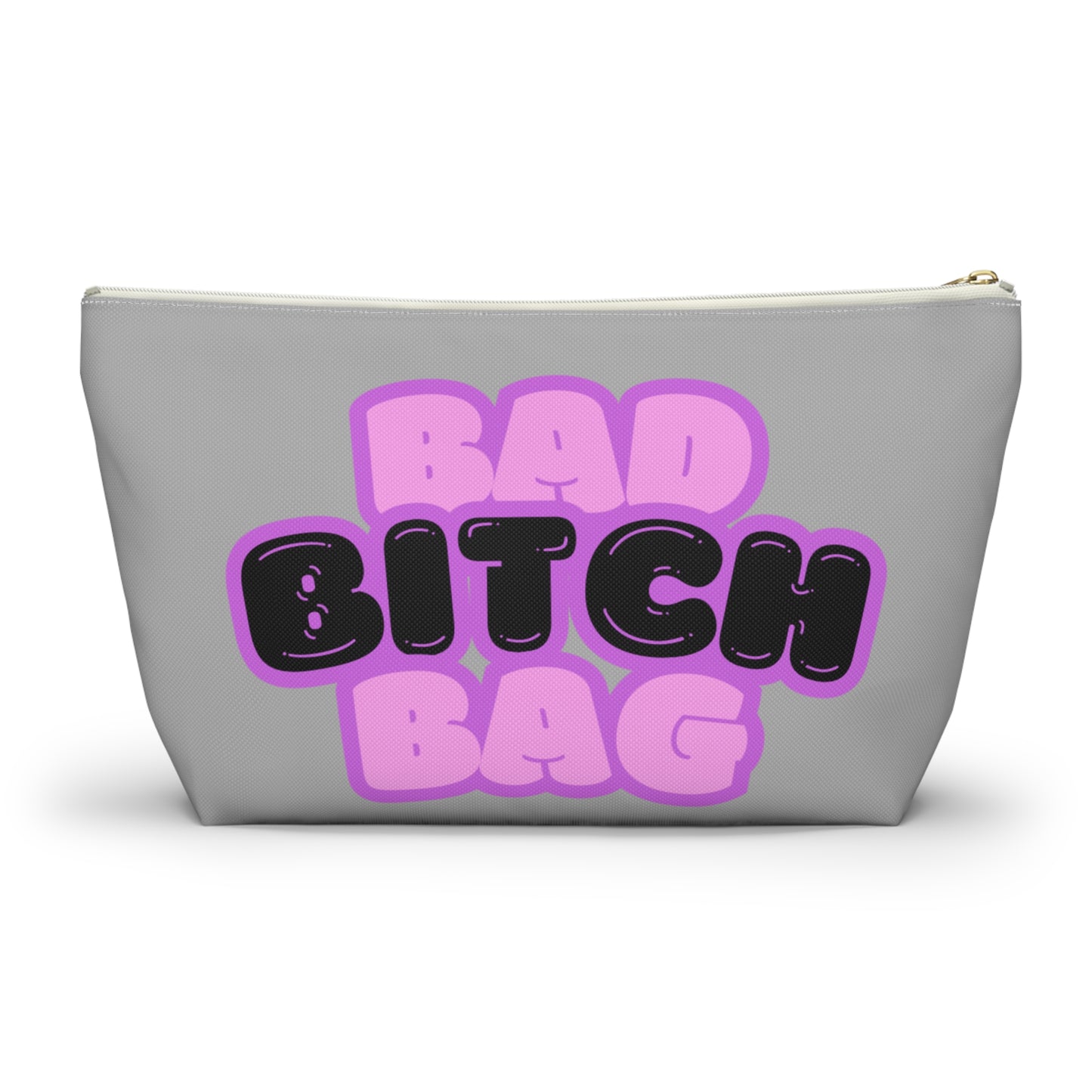 Bad Bitch Accessory Pouch : Light Grey