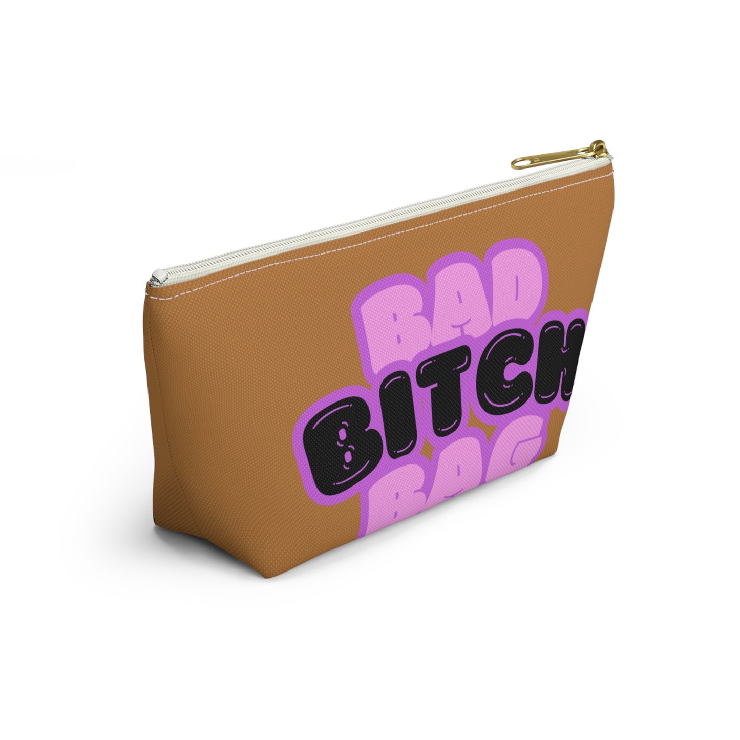 Bad Bitch Accessory Pouch : Light Brown