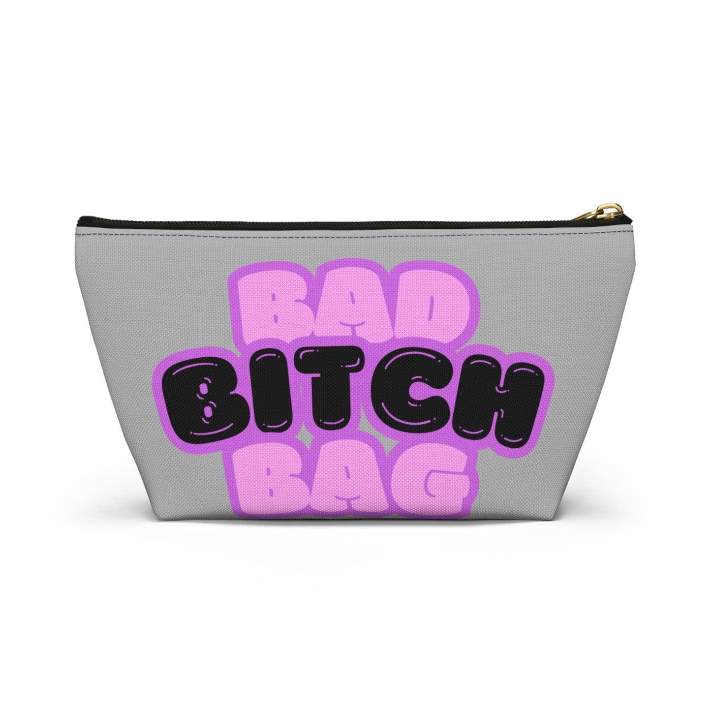 Bad Bitch Accessory Pouch : Light Grey