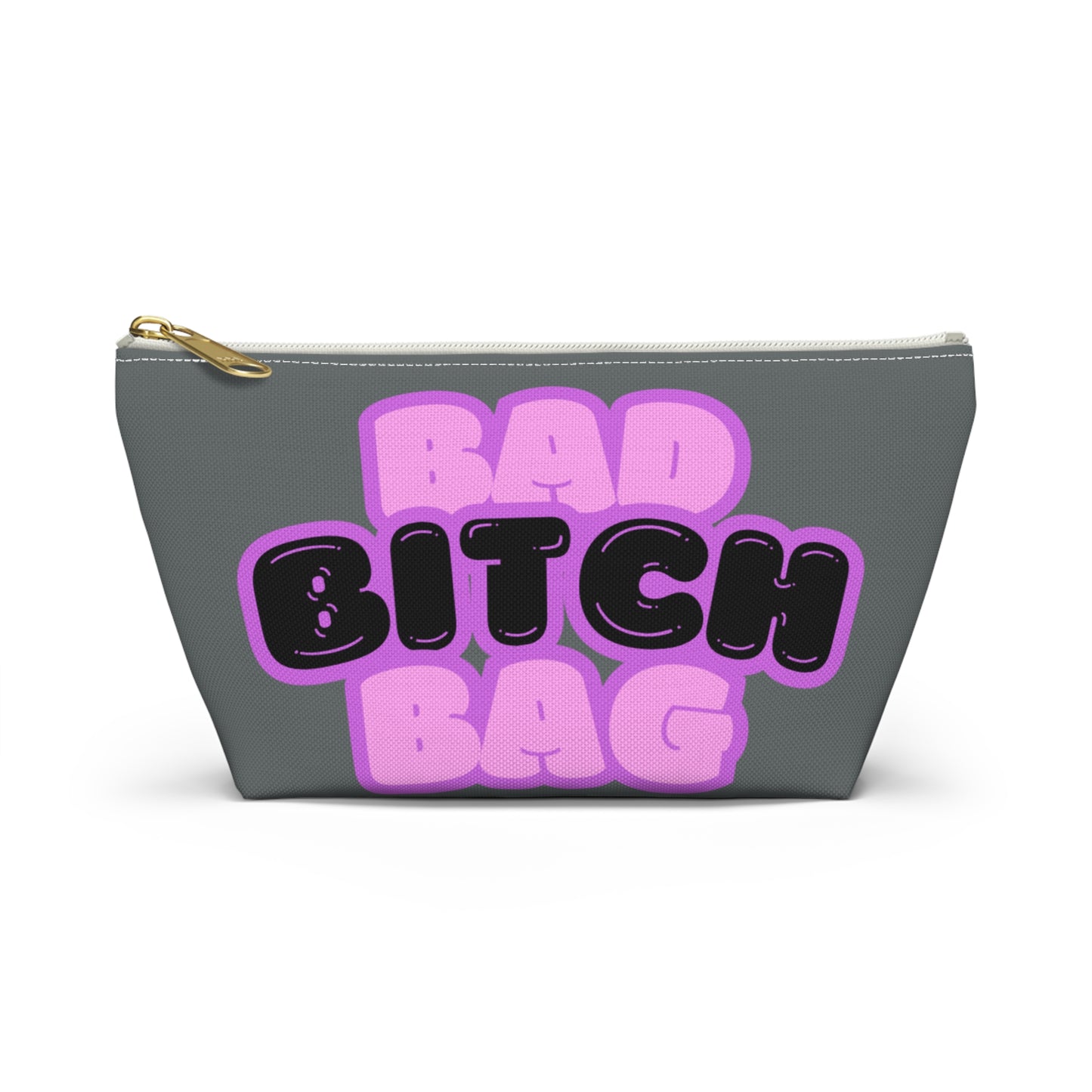 Bad Bitch Accessory Pouch : Dark Grey