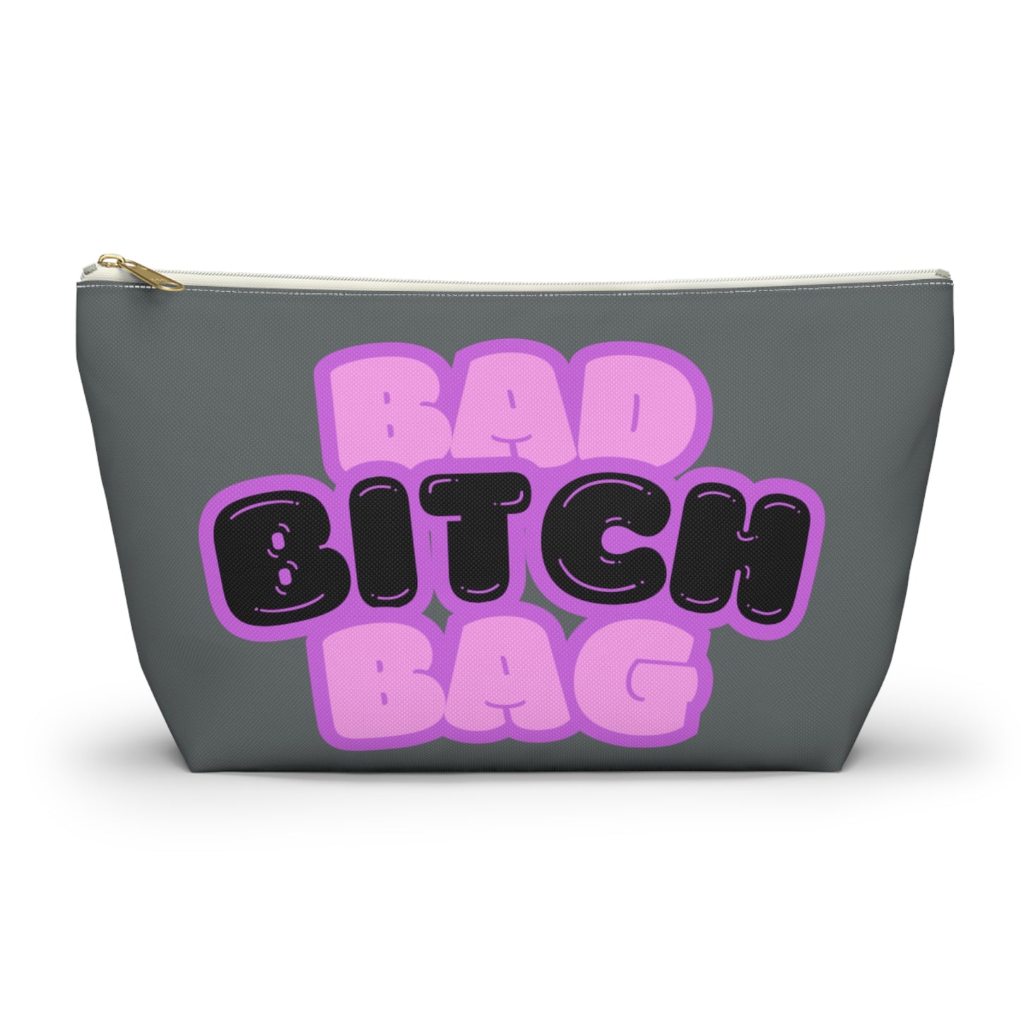 Bad Bitch Accessory Pouch : Dark Grey