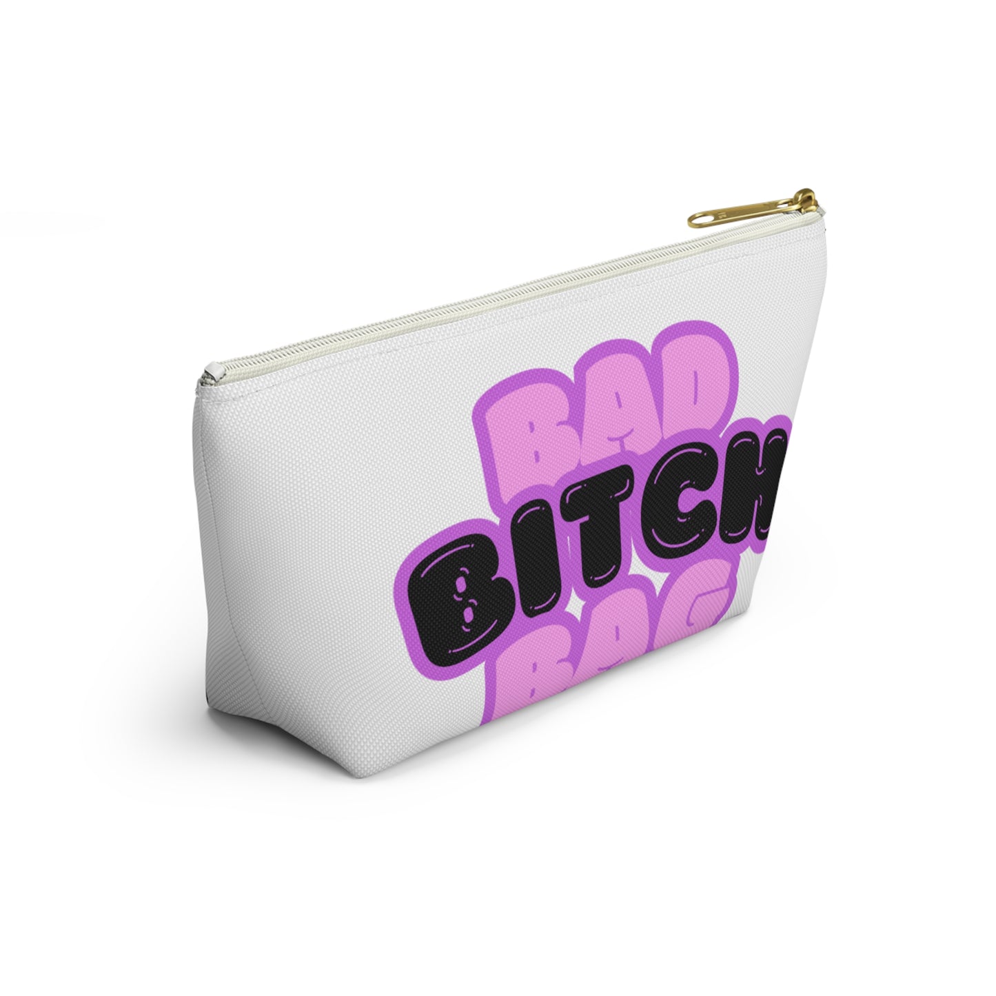 Bad Bitch Accessory Pouch : White