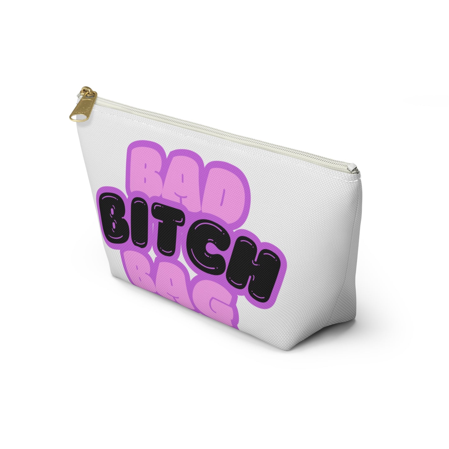 Bad Bitch Accessory Pouch : White
