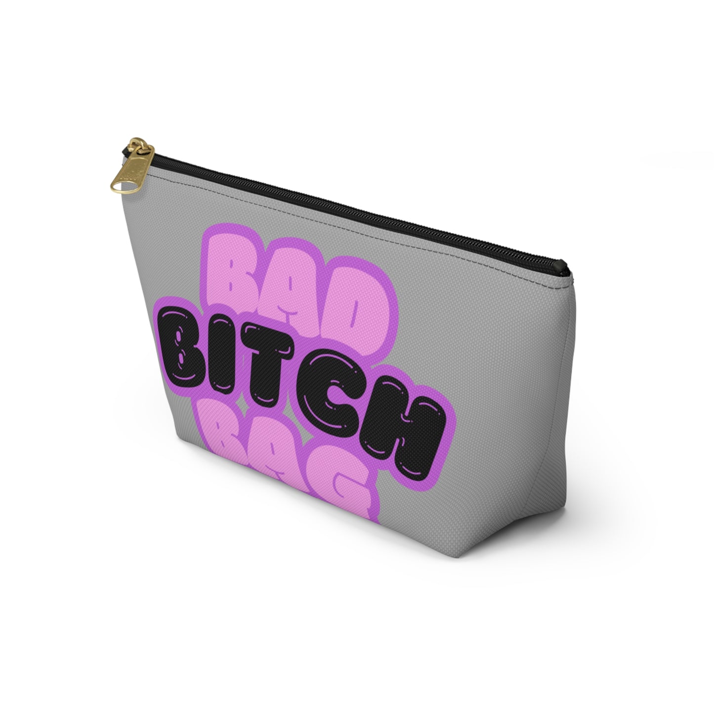 Bad Bitch Accessory Pouch : Light Grey