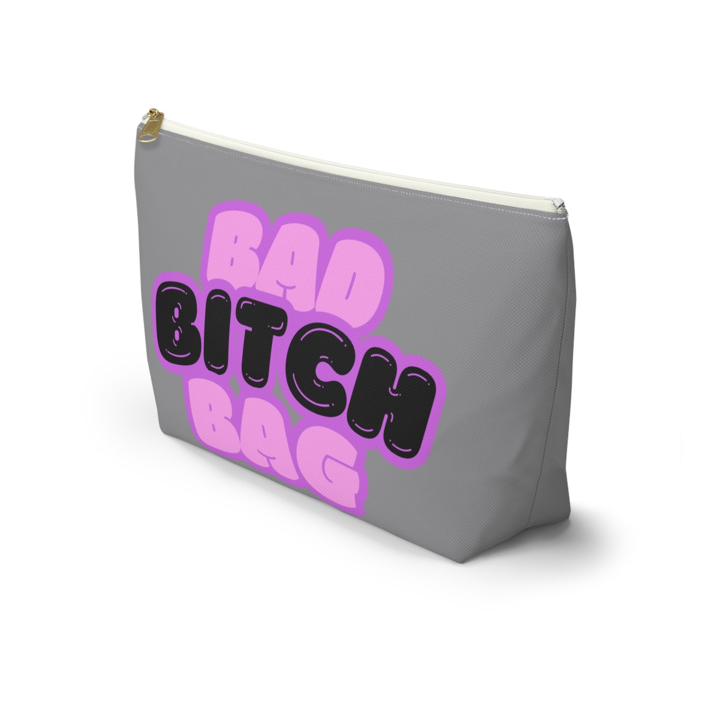 Bad Bitch Accessory Pouch : Grey