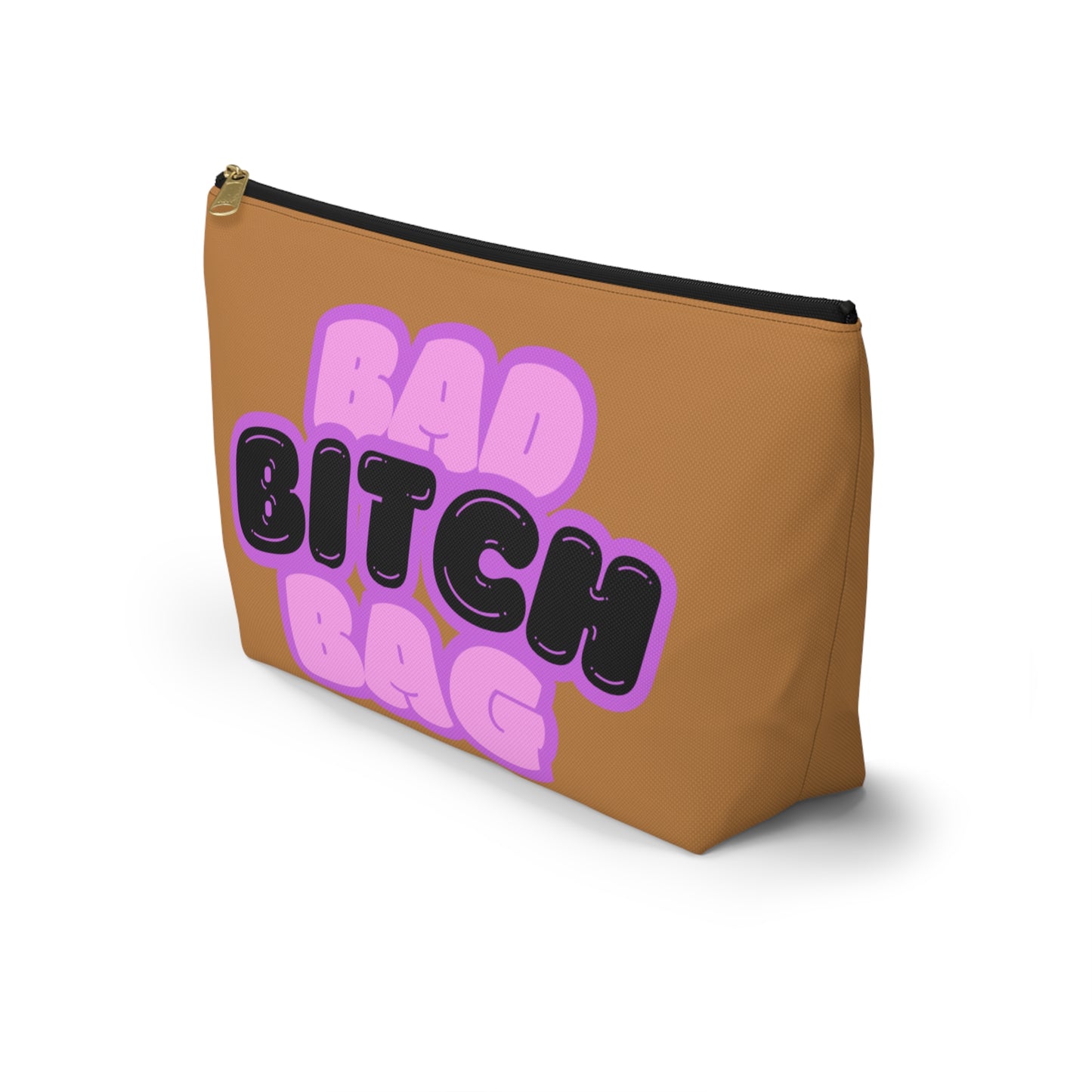 Bad Bitch Accessory Pouch : Light Brown