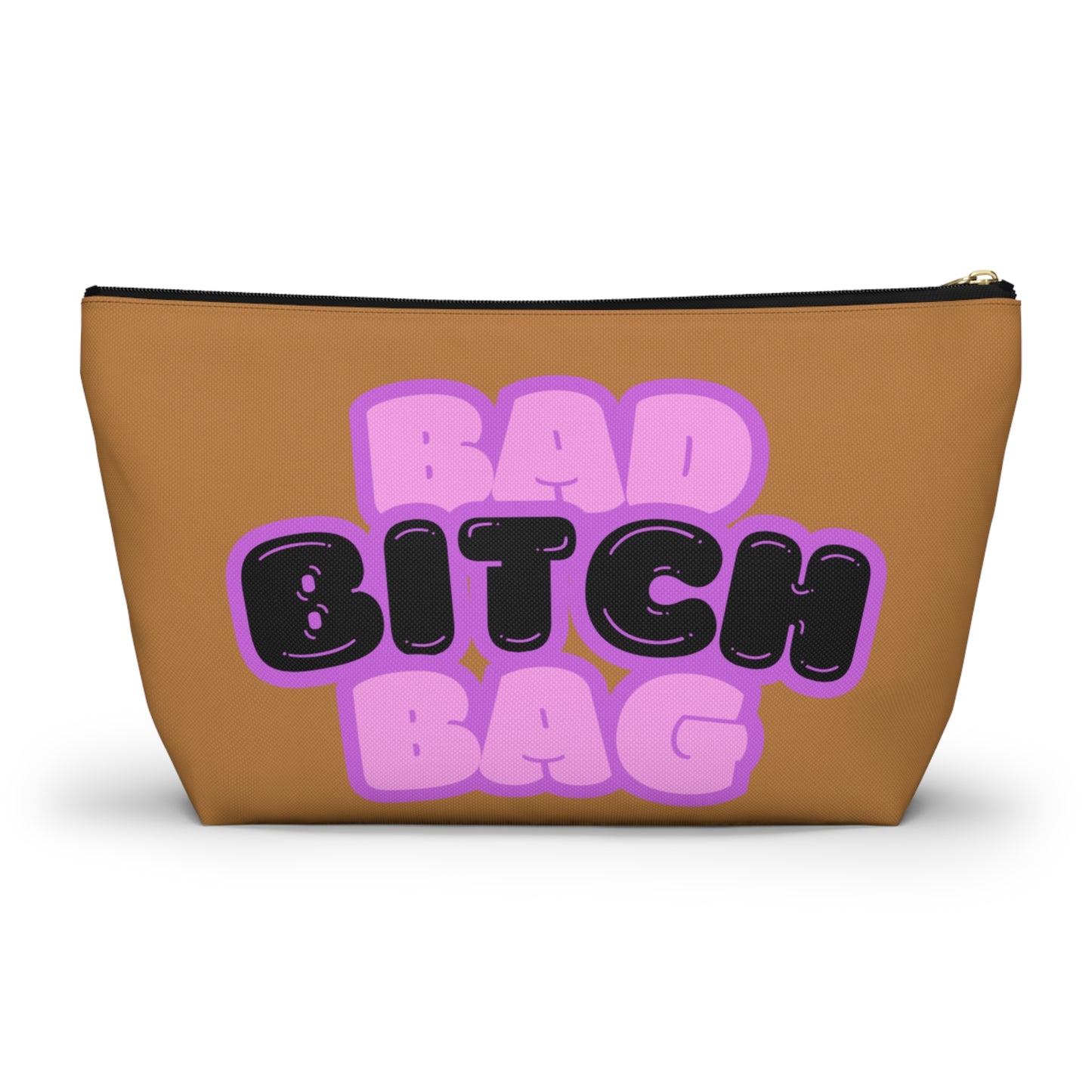 Bad Bitch Accessory Pouch : Light Brown