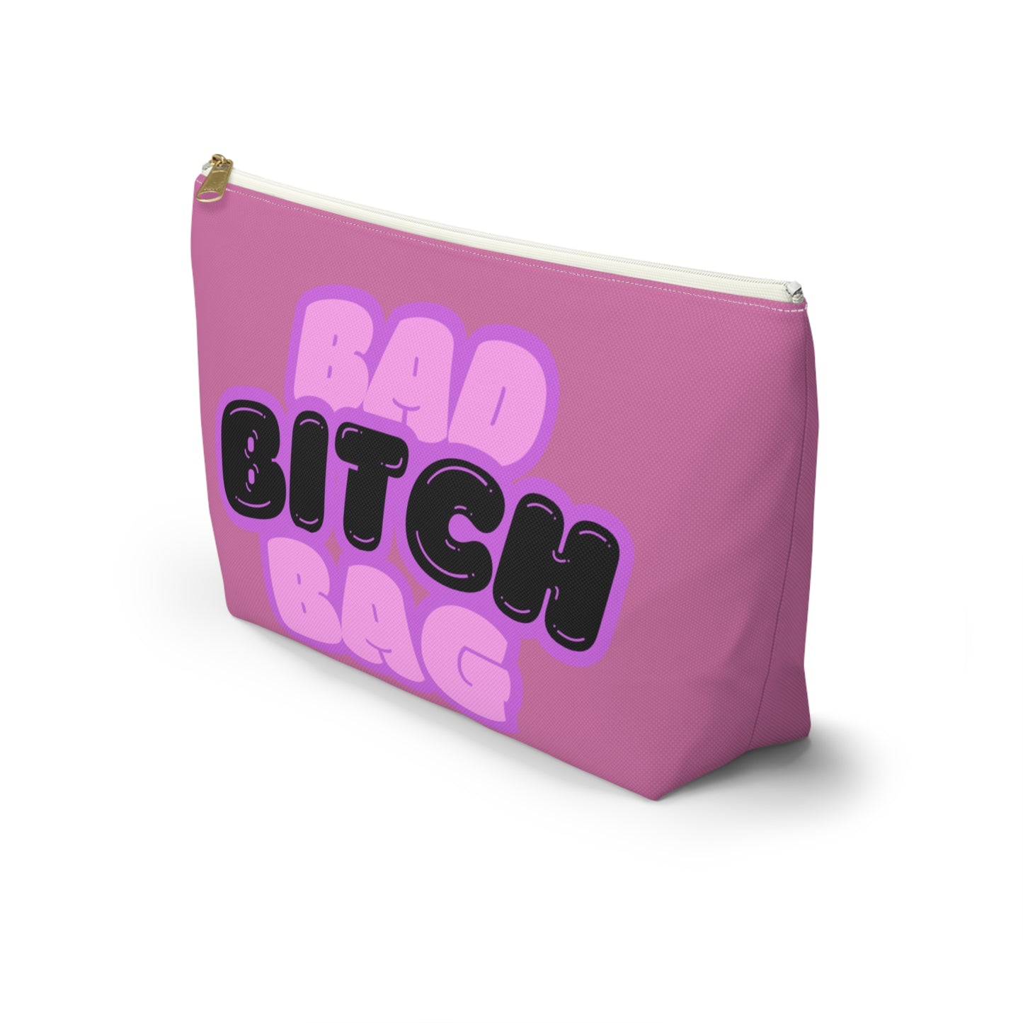 Bad Bitch Accessory Pouch : Light Pink