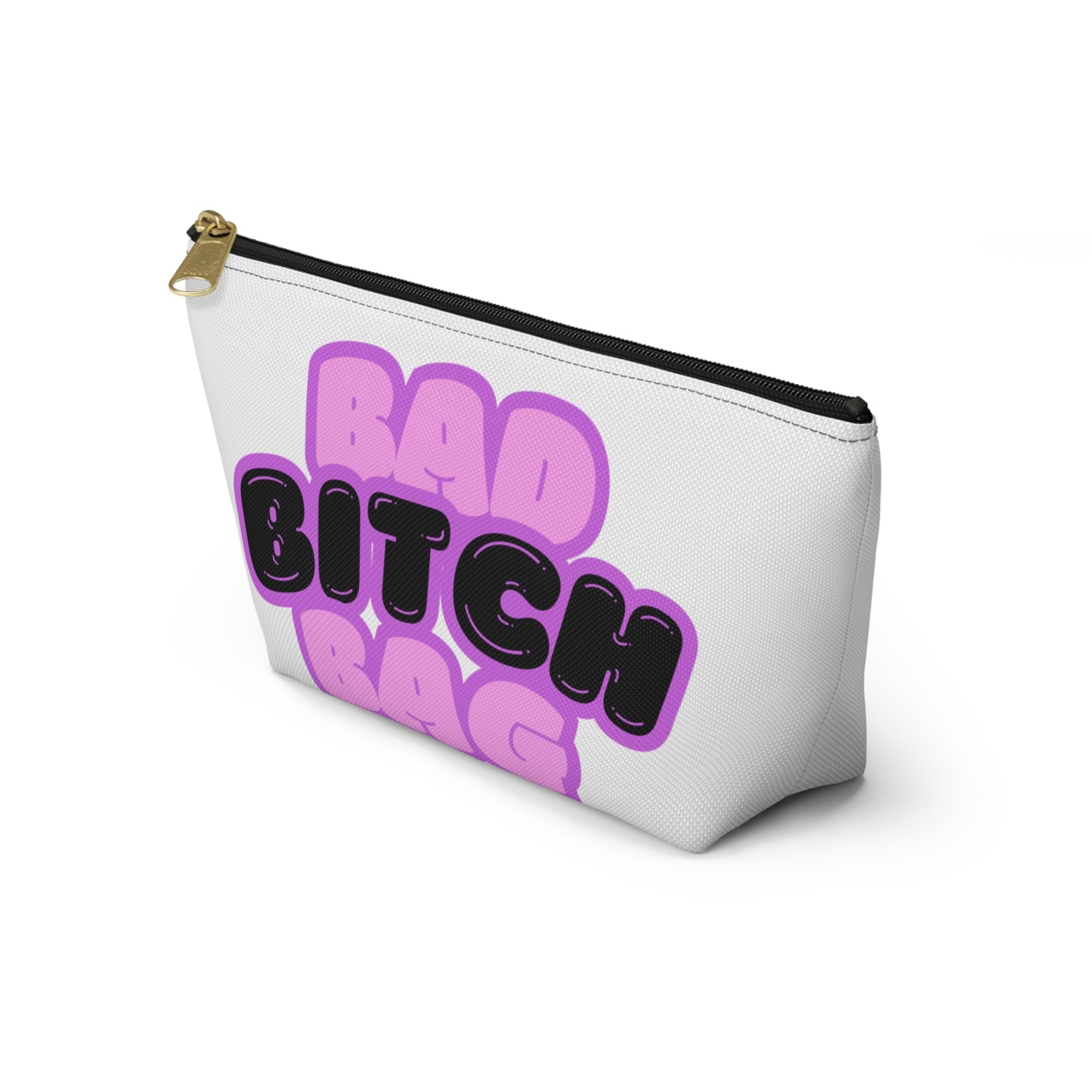 Bad Bitch Accessory Pouch : White