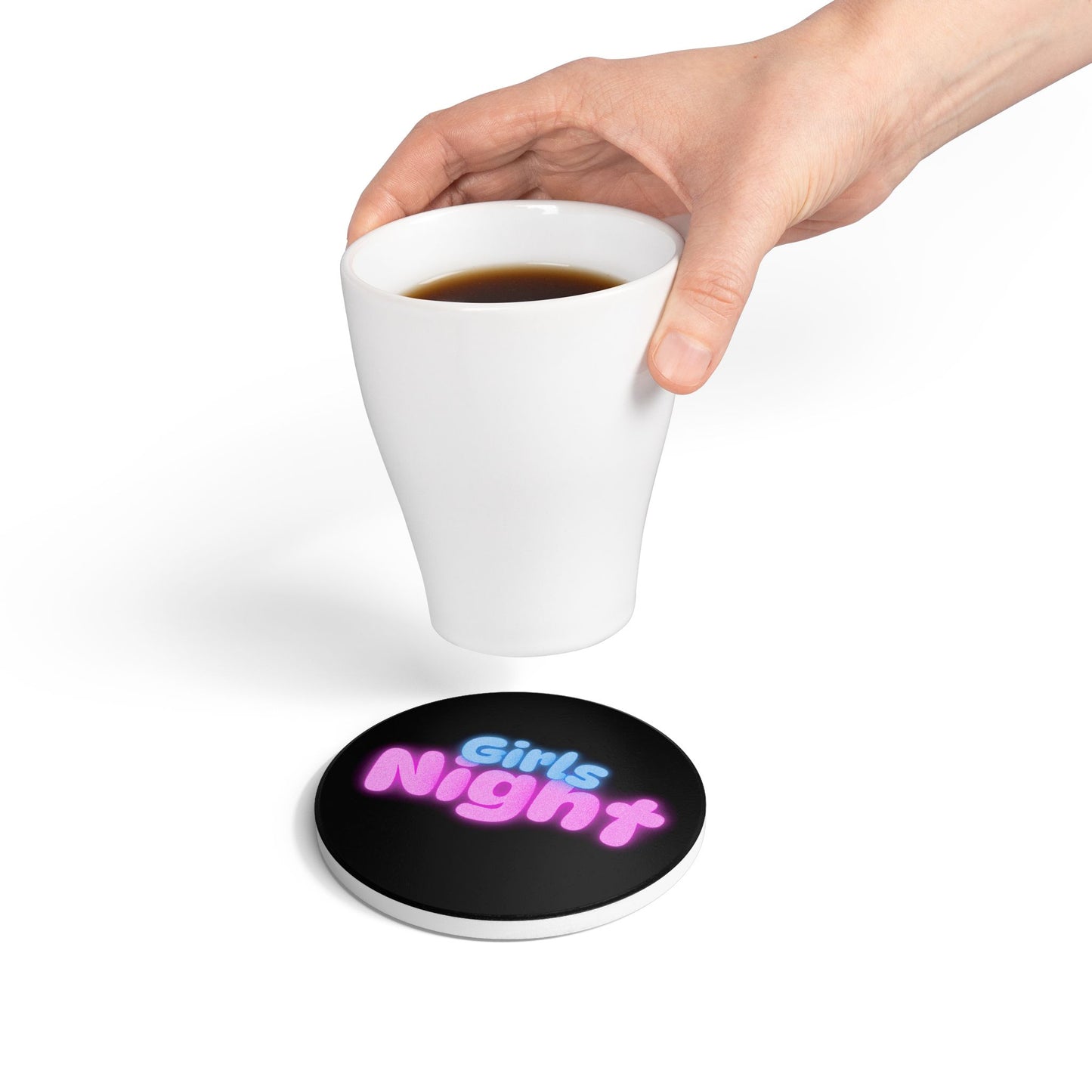 Girls Night Ceramic Coaster