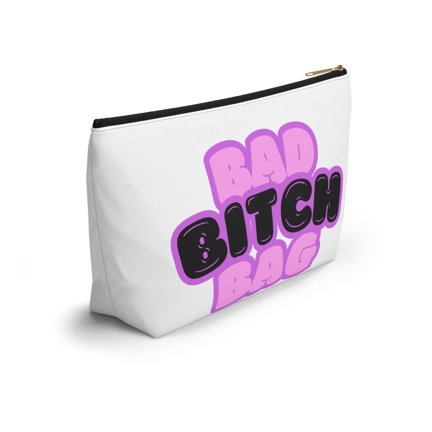 Bad Bitch Accessory Pouch : White