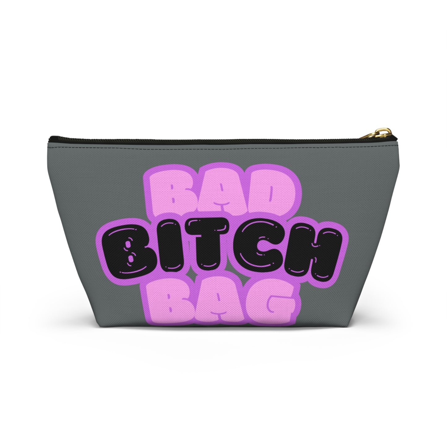 Bad Bitch Accessory Pouch : Dark Grey
