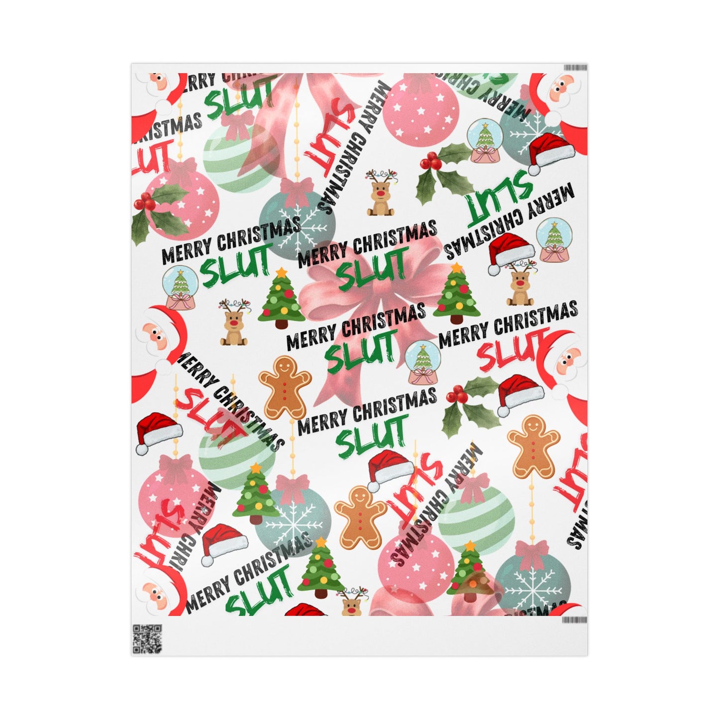Slutty Christmas Wrapping Paper