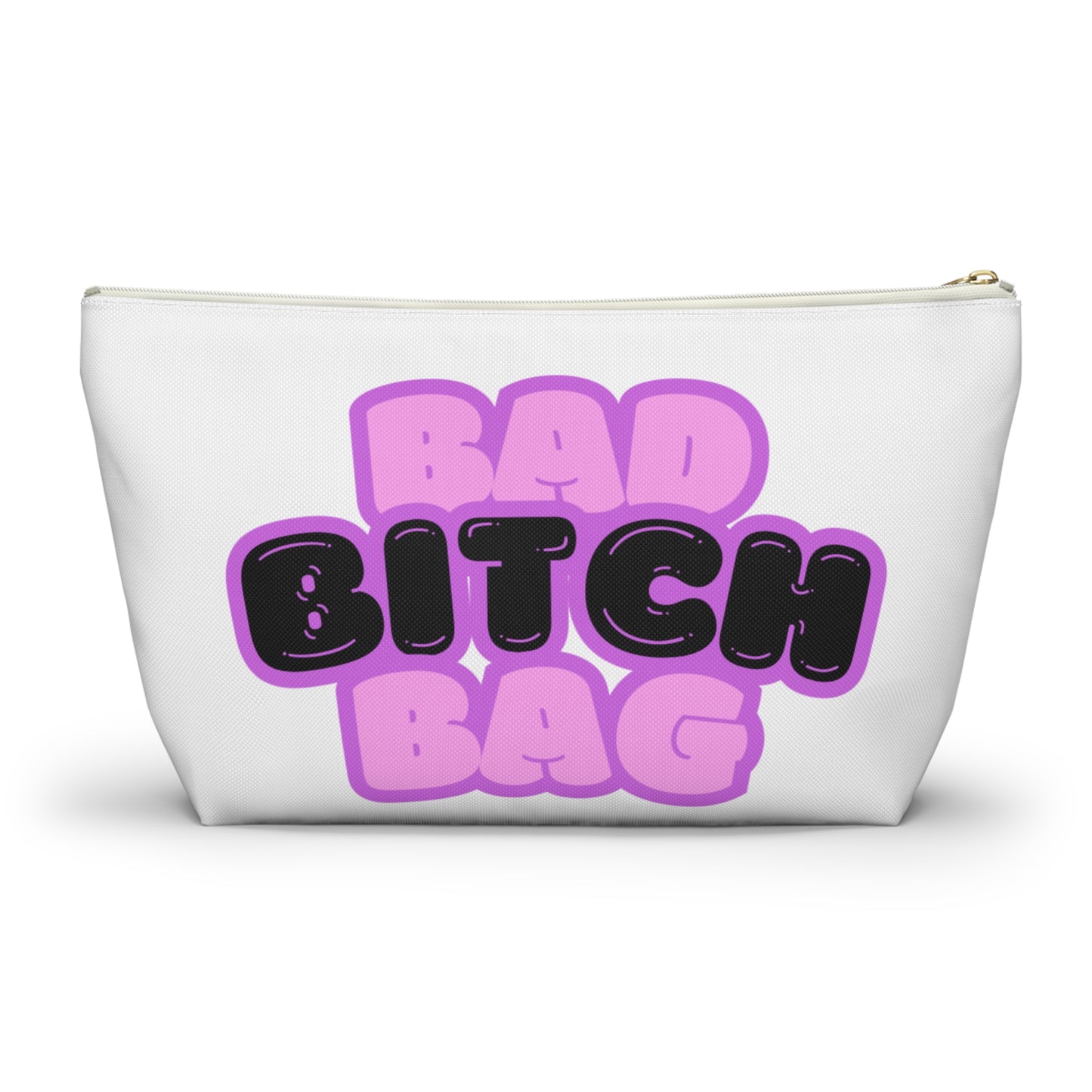 Bad Bitch Accessory Pouch : White