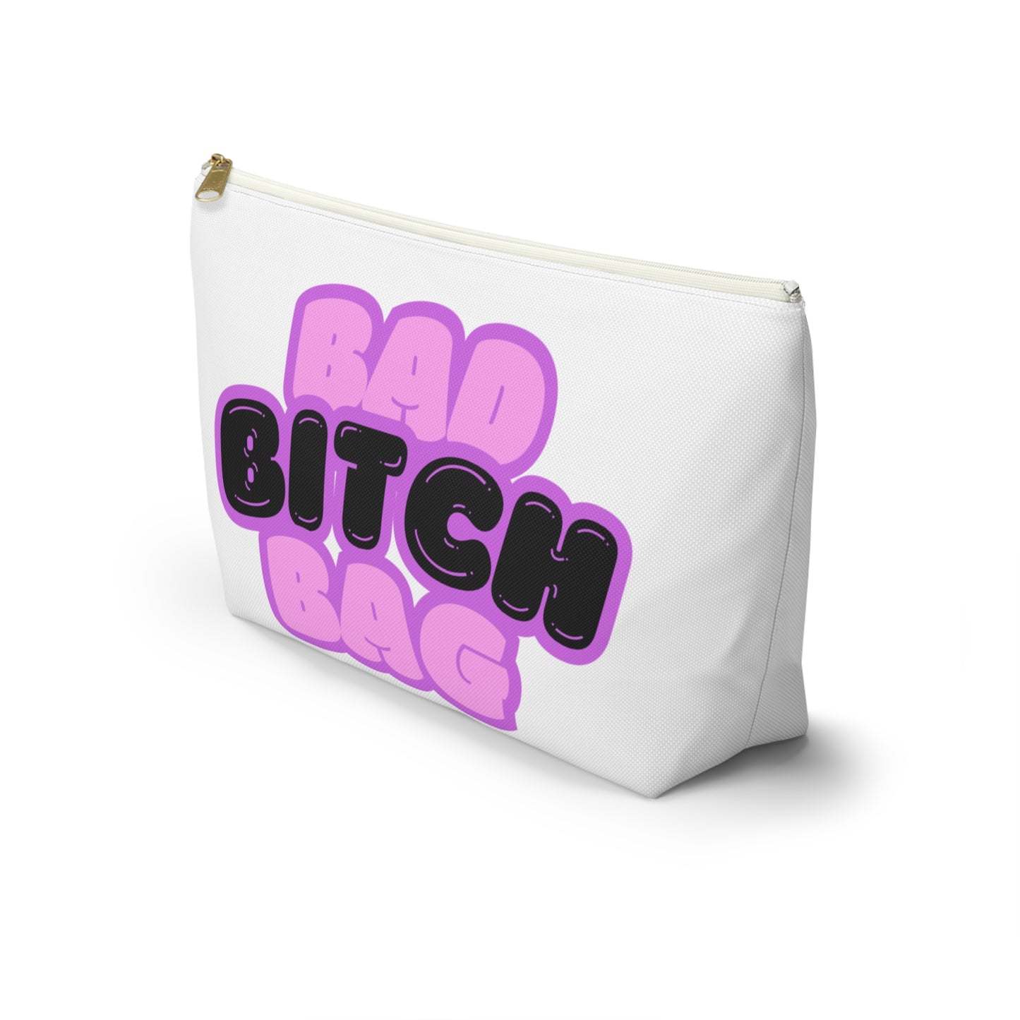 Bad Bitch Accessory Pouch : White