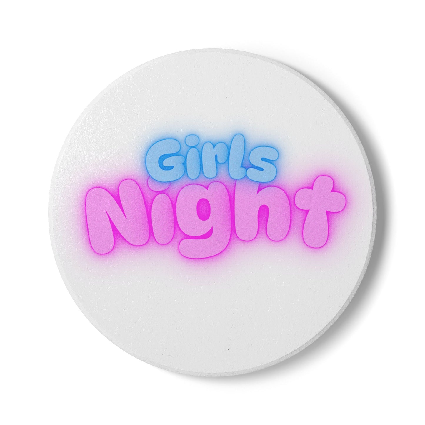 Girls Night Ceramic Coaster