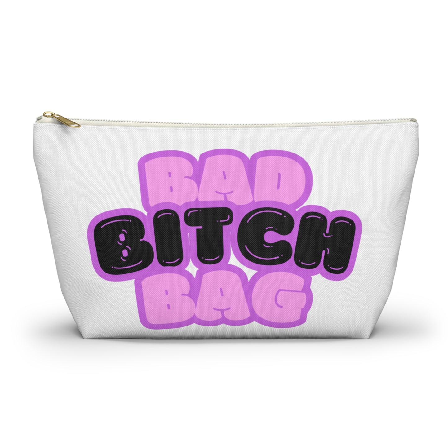 Bad Bitch Accessory Pouch : White