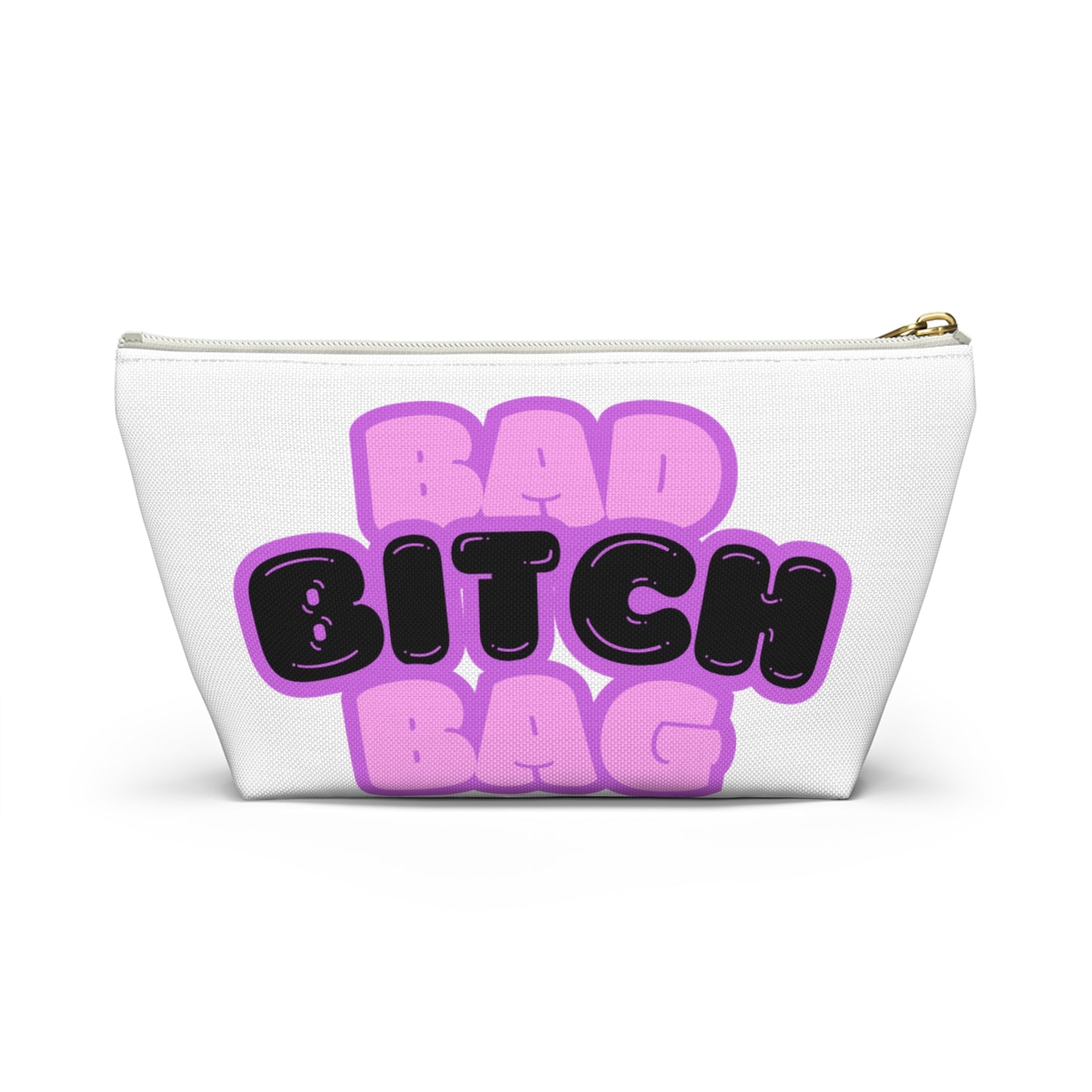 Bad Bitch Accessory Pouch : White
