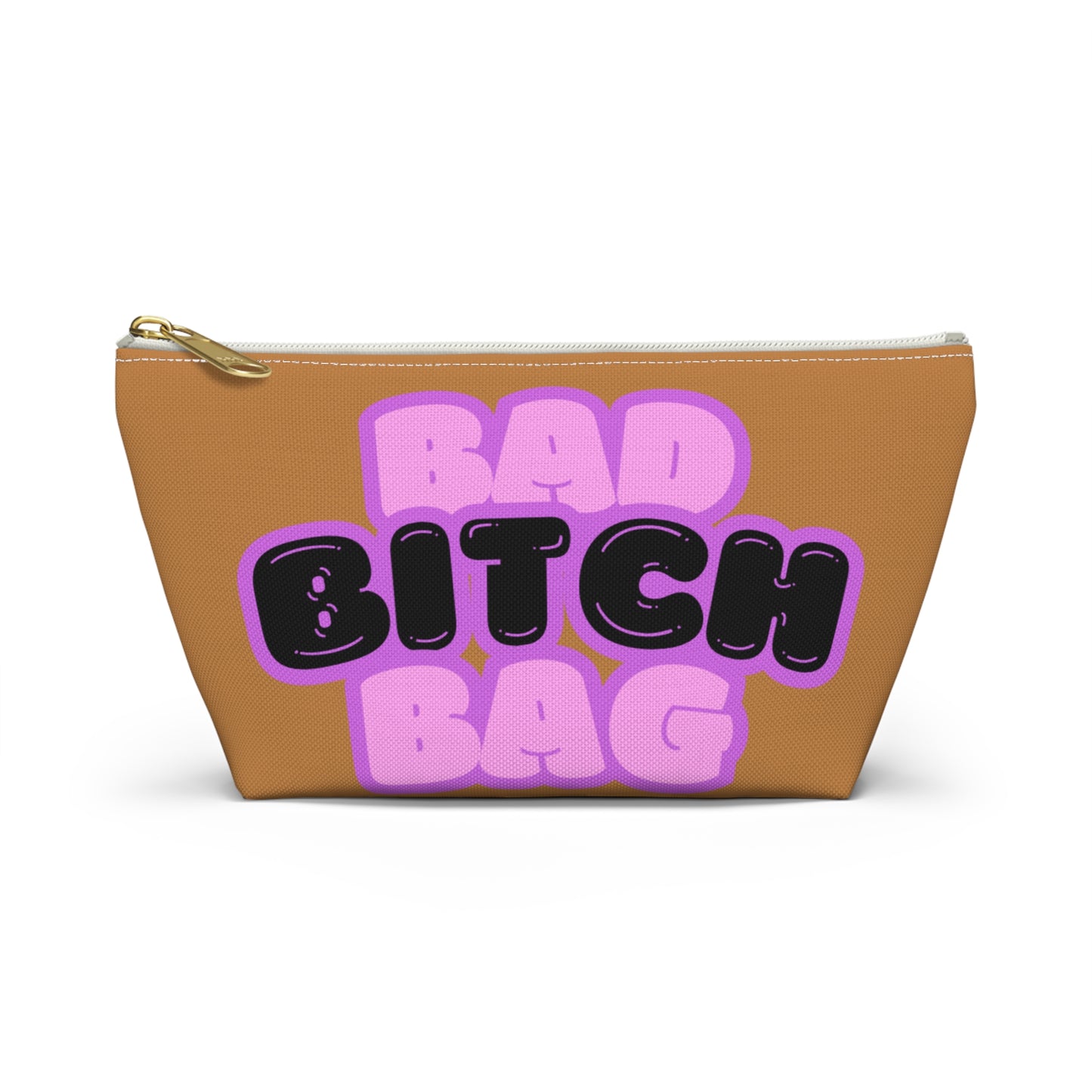 Bad Bitch Accessory Pouch : Light Brown
