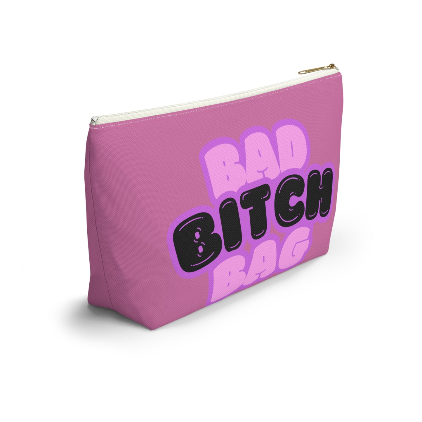 Bad Bitch Accessory Pouch : Light Pink