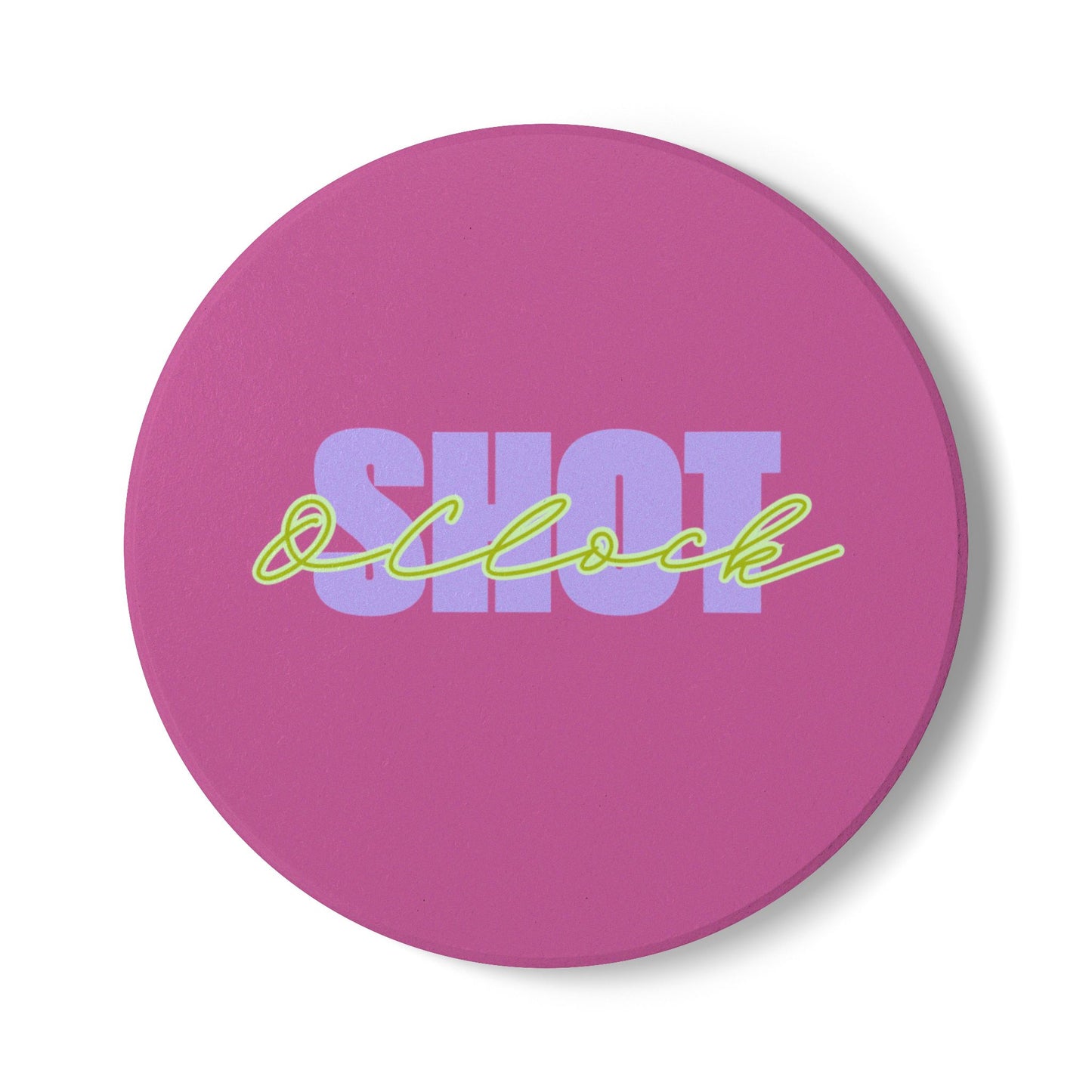 Shot O’Clock Ceramic Coaster