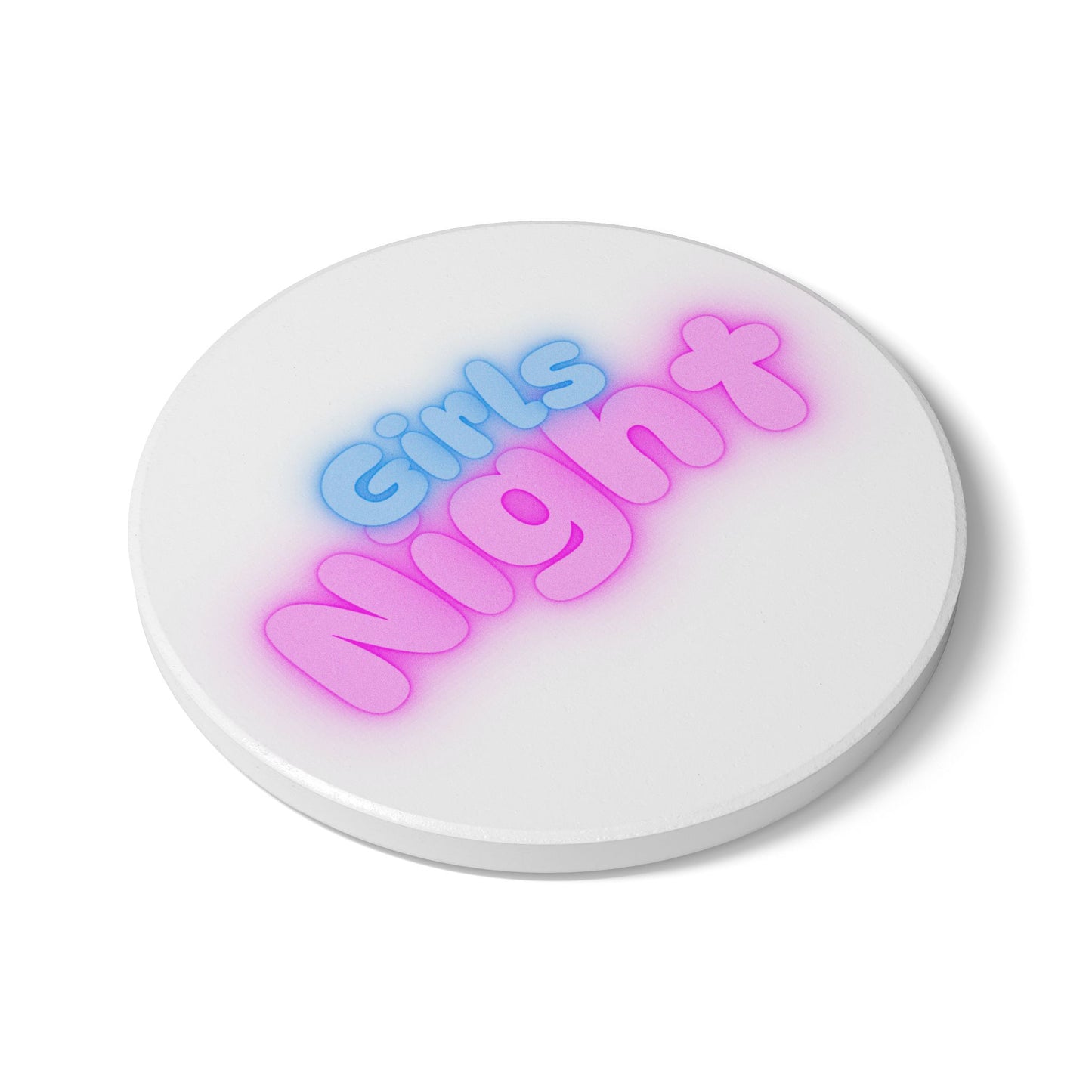 Girls Night Ceramic Coaster