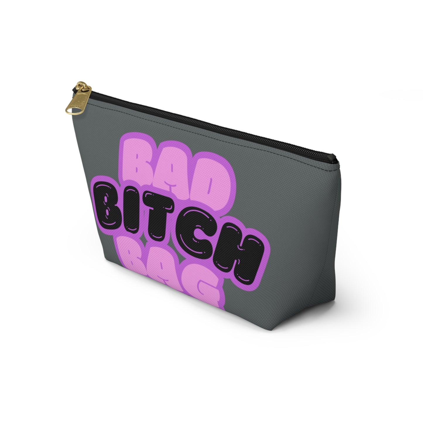 Bad Bitch Accessory Pouch : Dark Grey