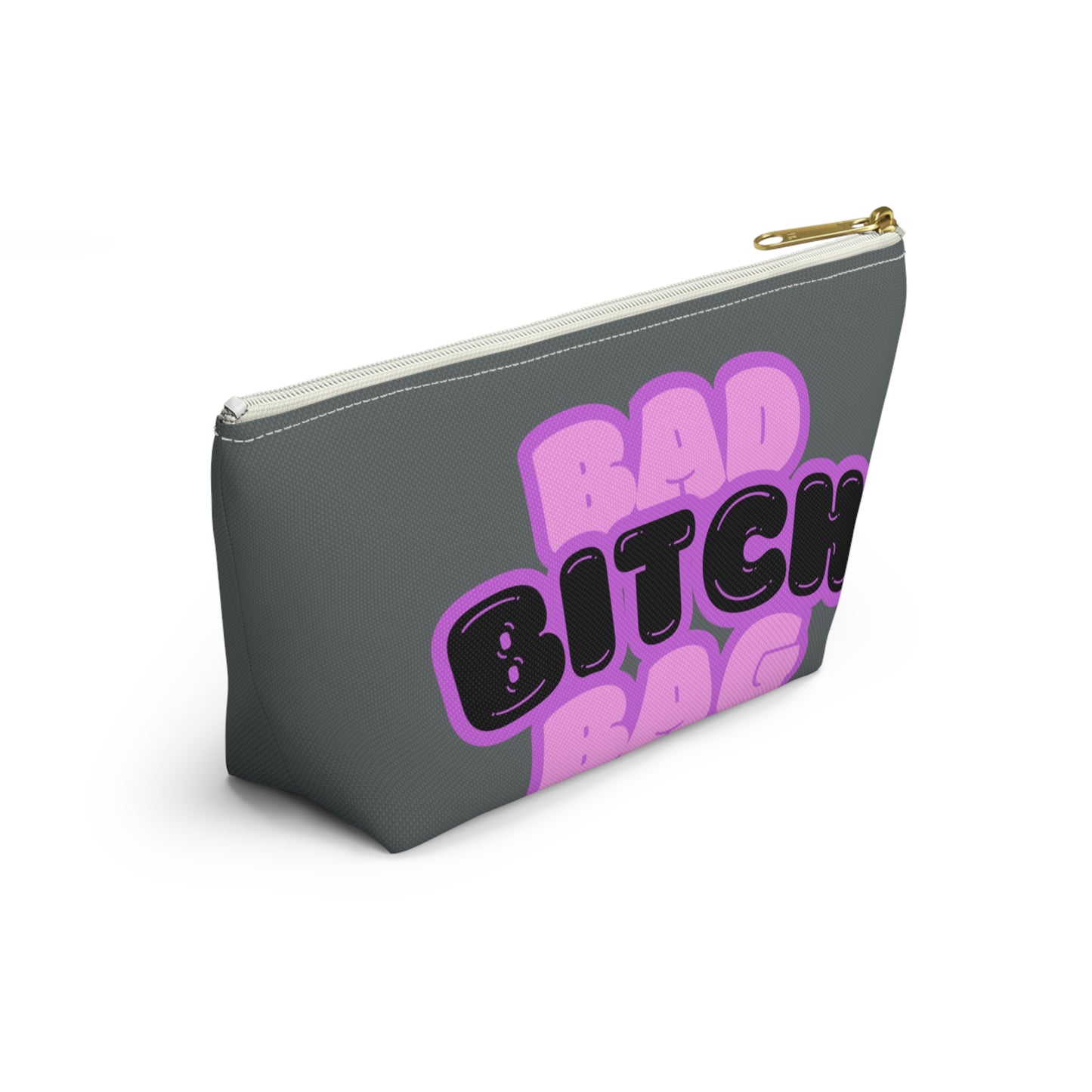 Bad Bitch Accessory Pouch : Dark Grey