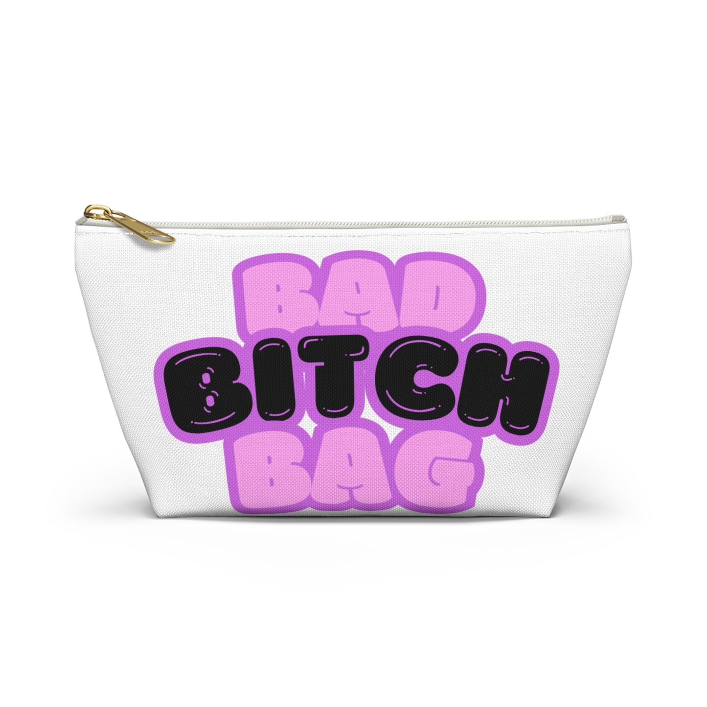 Bad Bitch Accessory Pouch : White