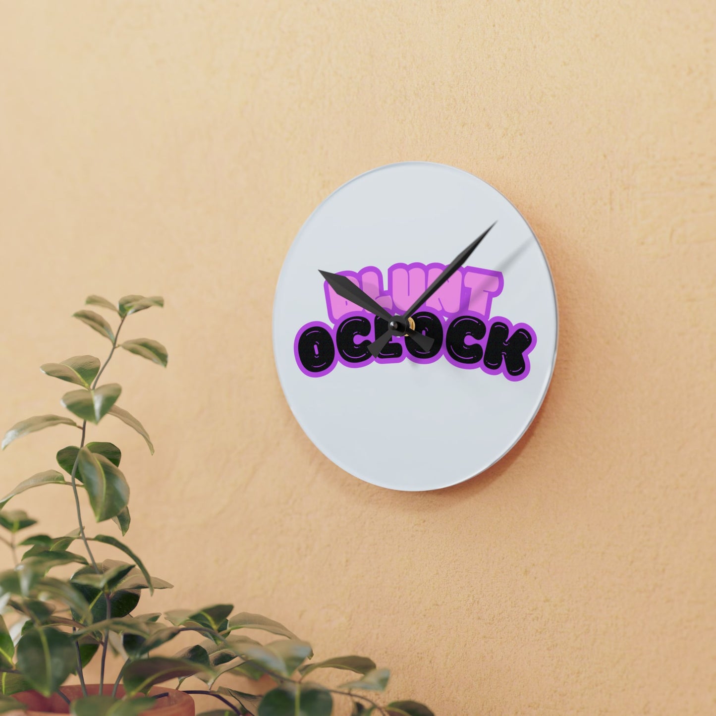 Blunt O’Clock Wall Clock