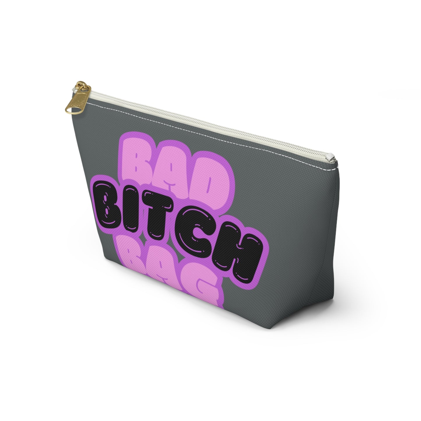Bad Bitch Accessory Pouch : Dark Grey