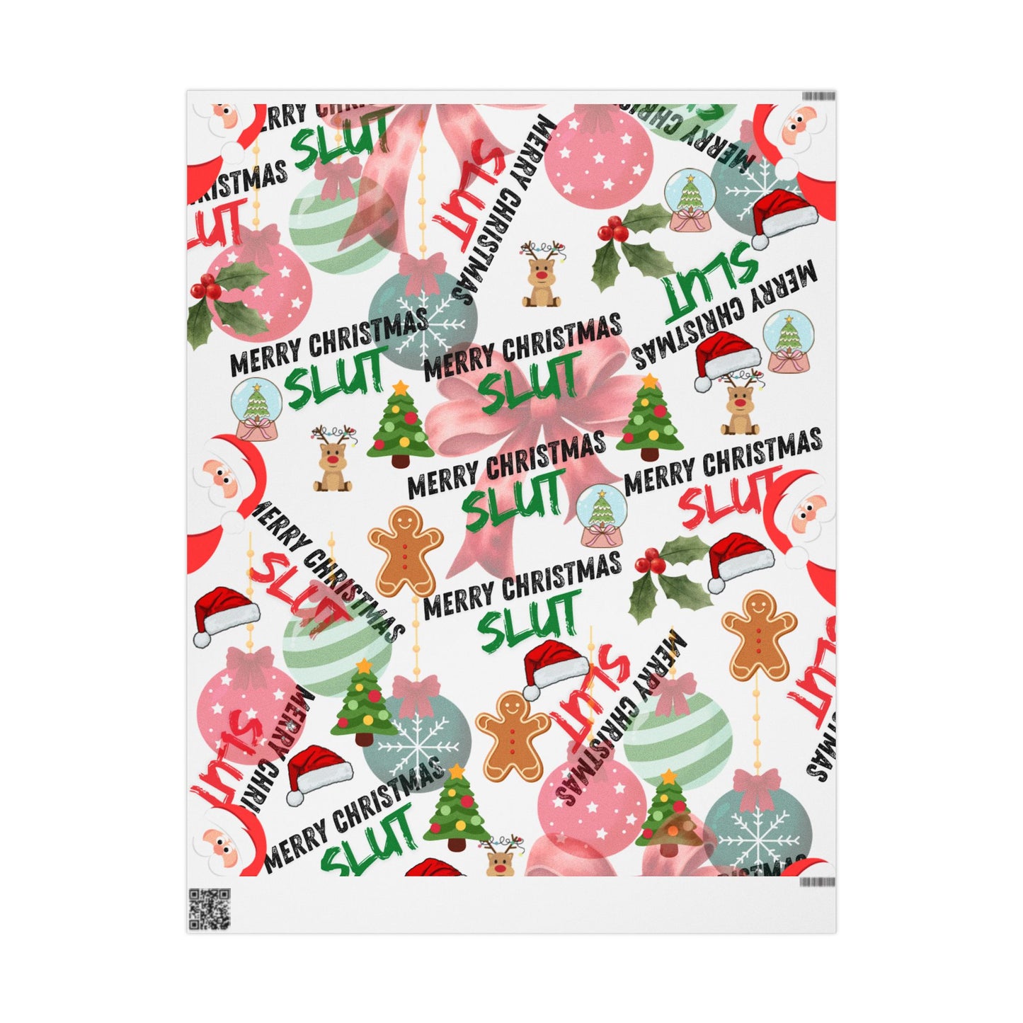 Slutty Christmas Wrapping Paper