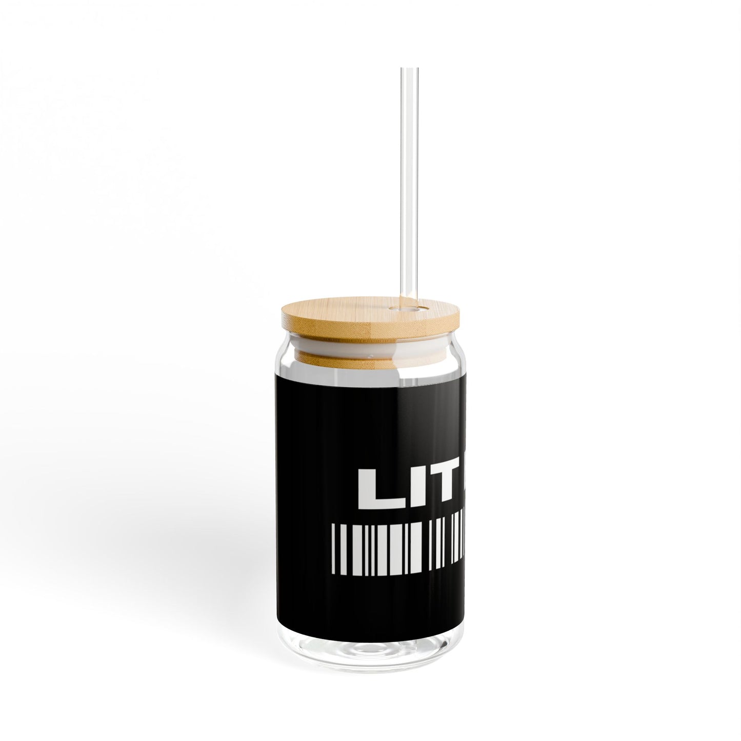 Lit Hoe Sipper Glass, 16oz