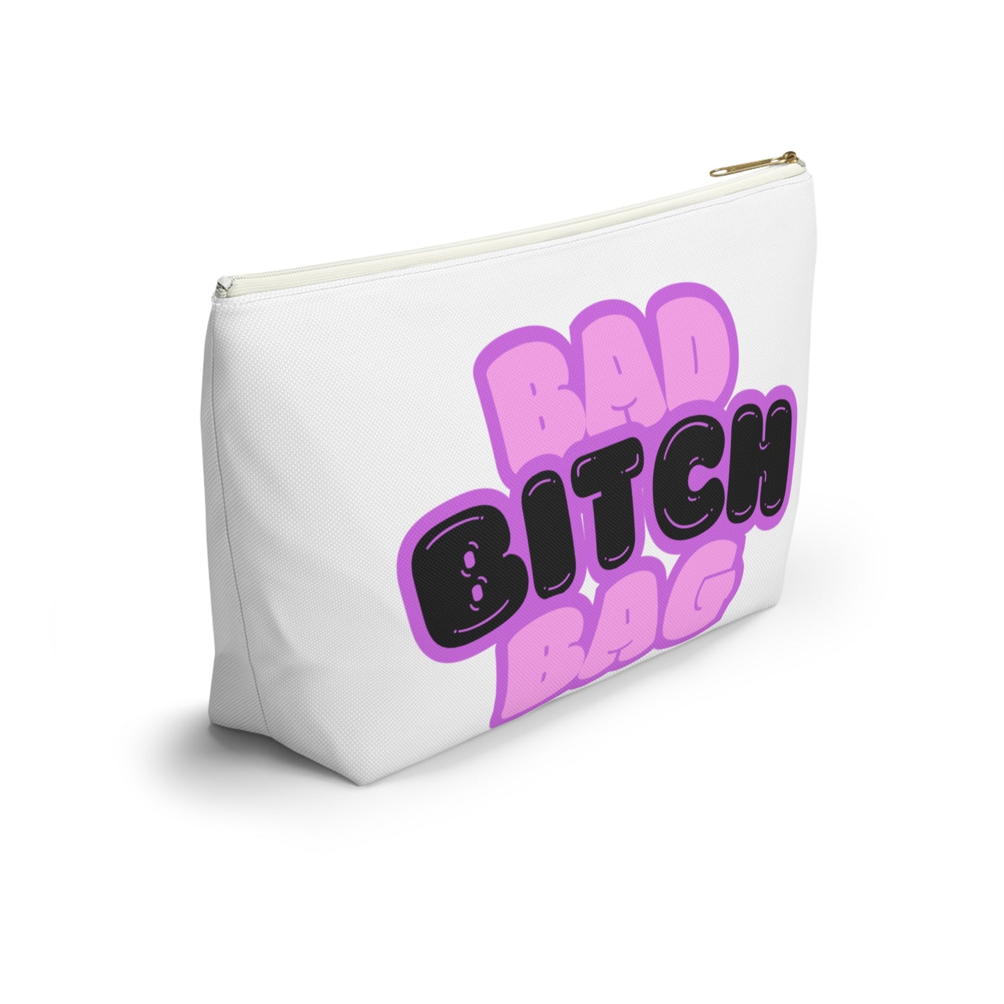Bad Bitch Accessory Pouch : White