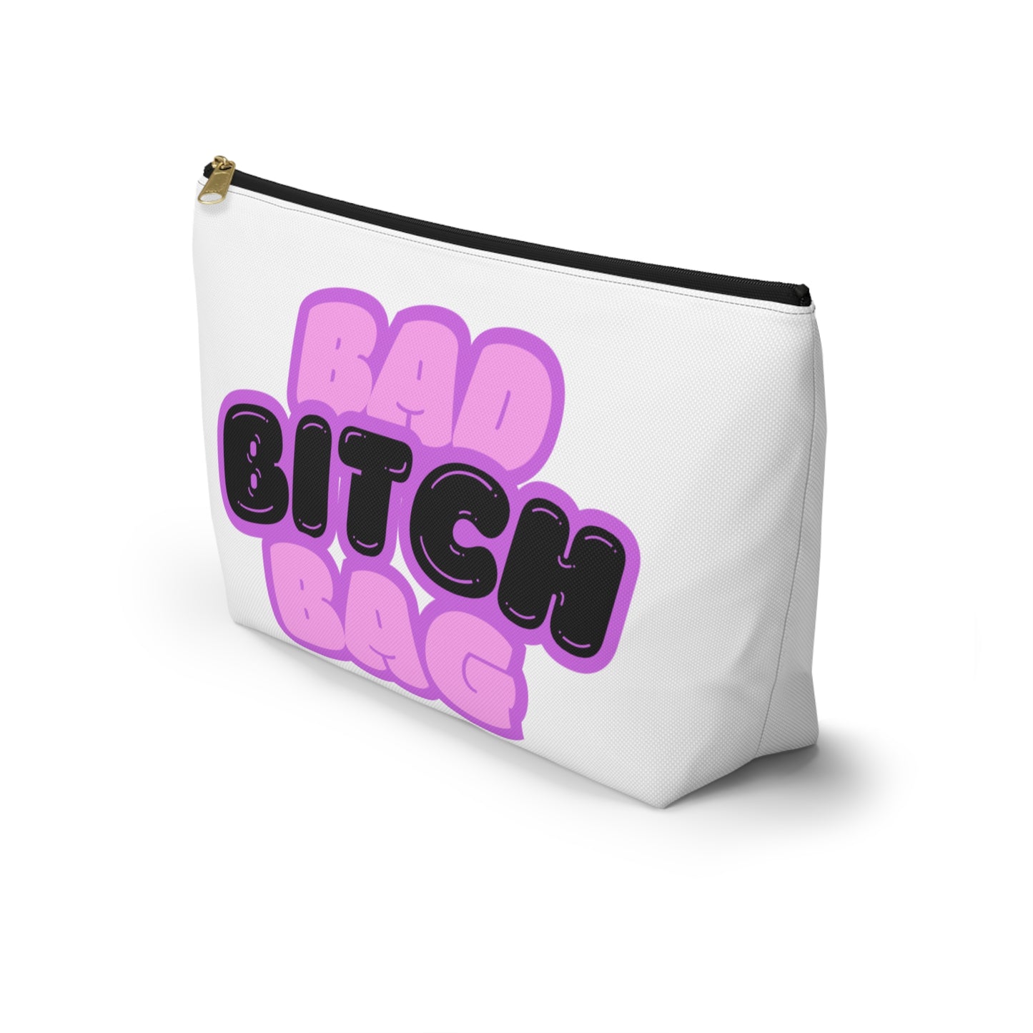 Bad Bitch Accessory Pouch : White