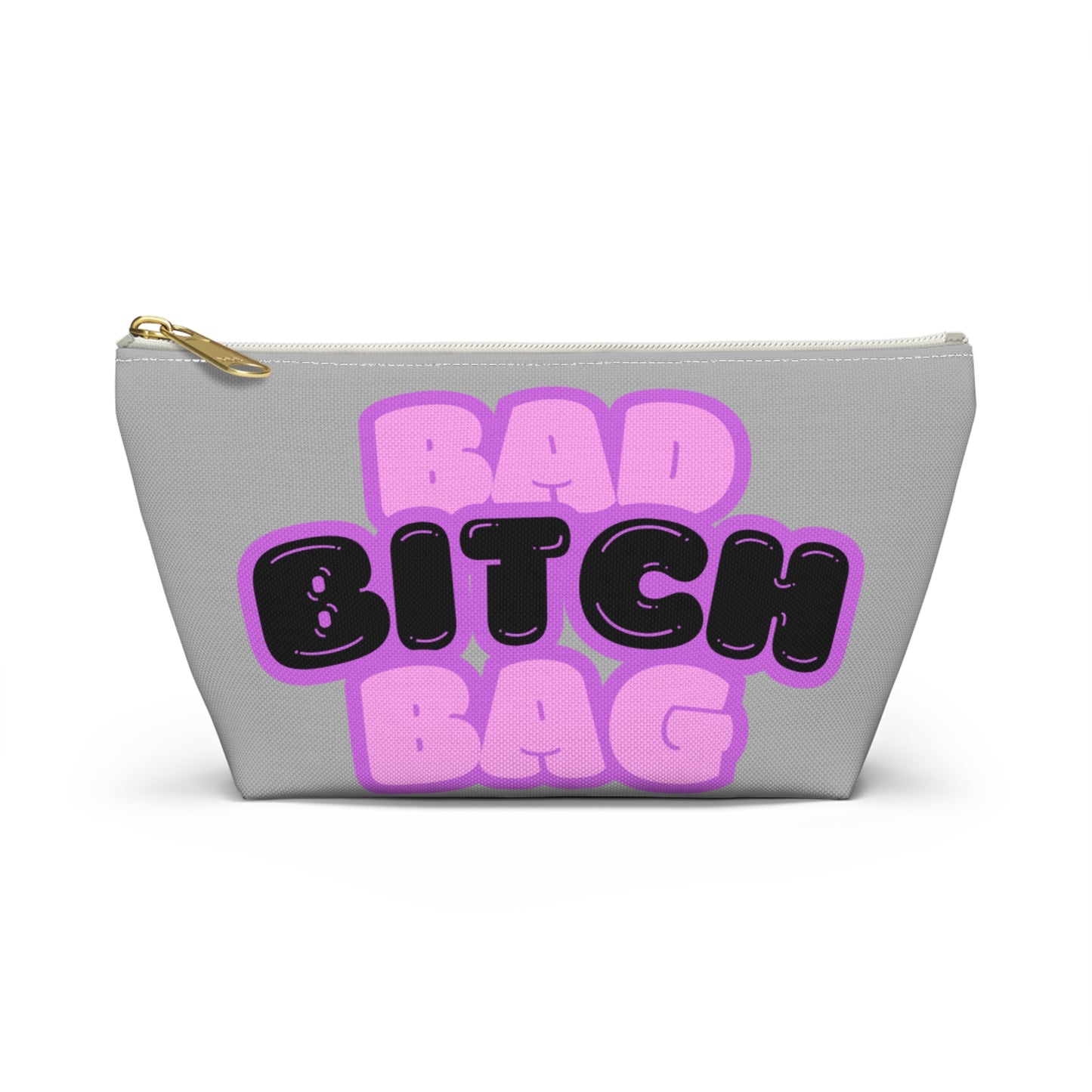 Bad Bitch Accessory Pouch : Light Grey