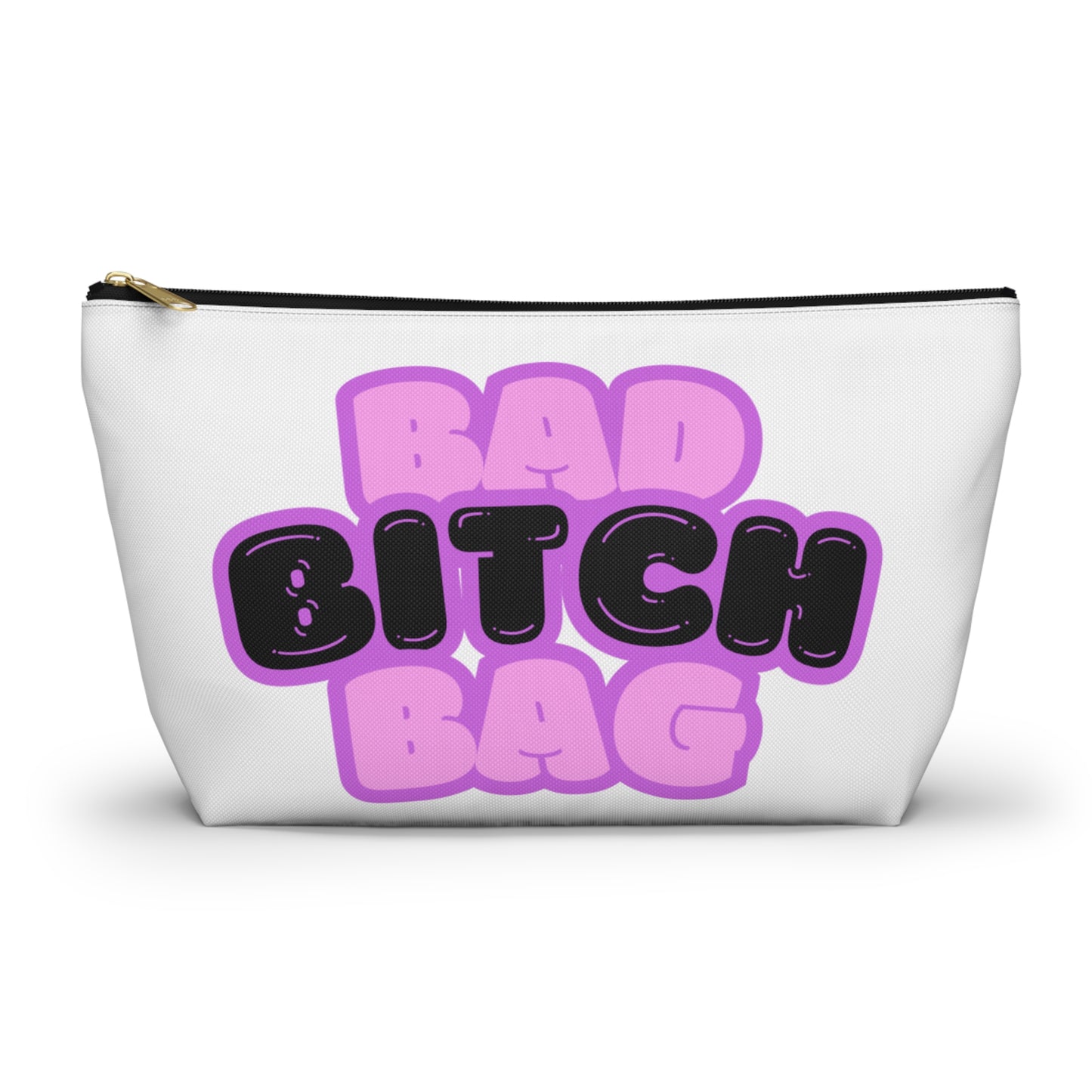 Bad Bitch Accessory Pouch : White